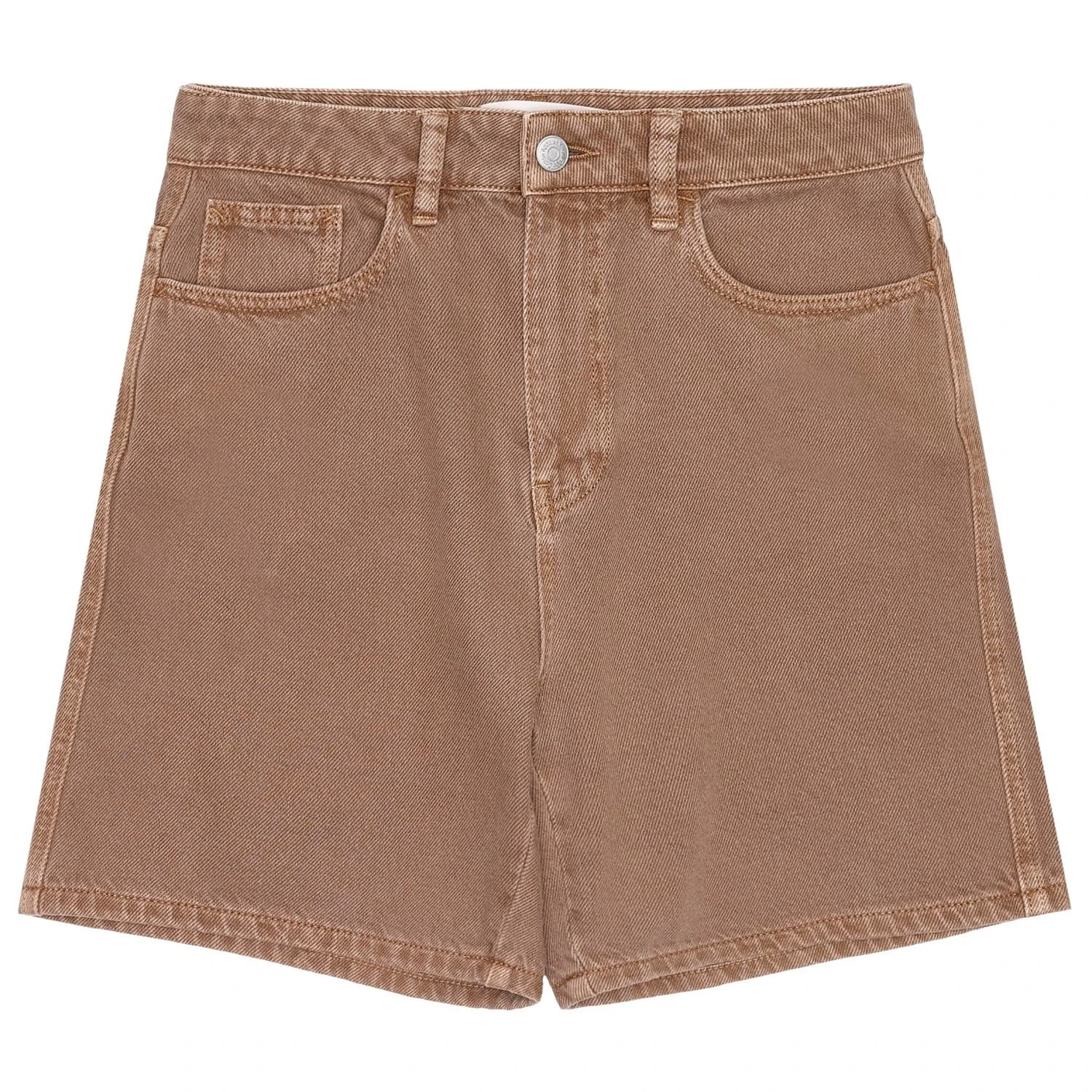 Дамски къси панталони KnowledgeCotton Apparel Women's Gale 5-Pocket Shorts - Tiramisu