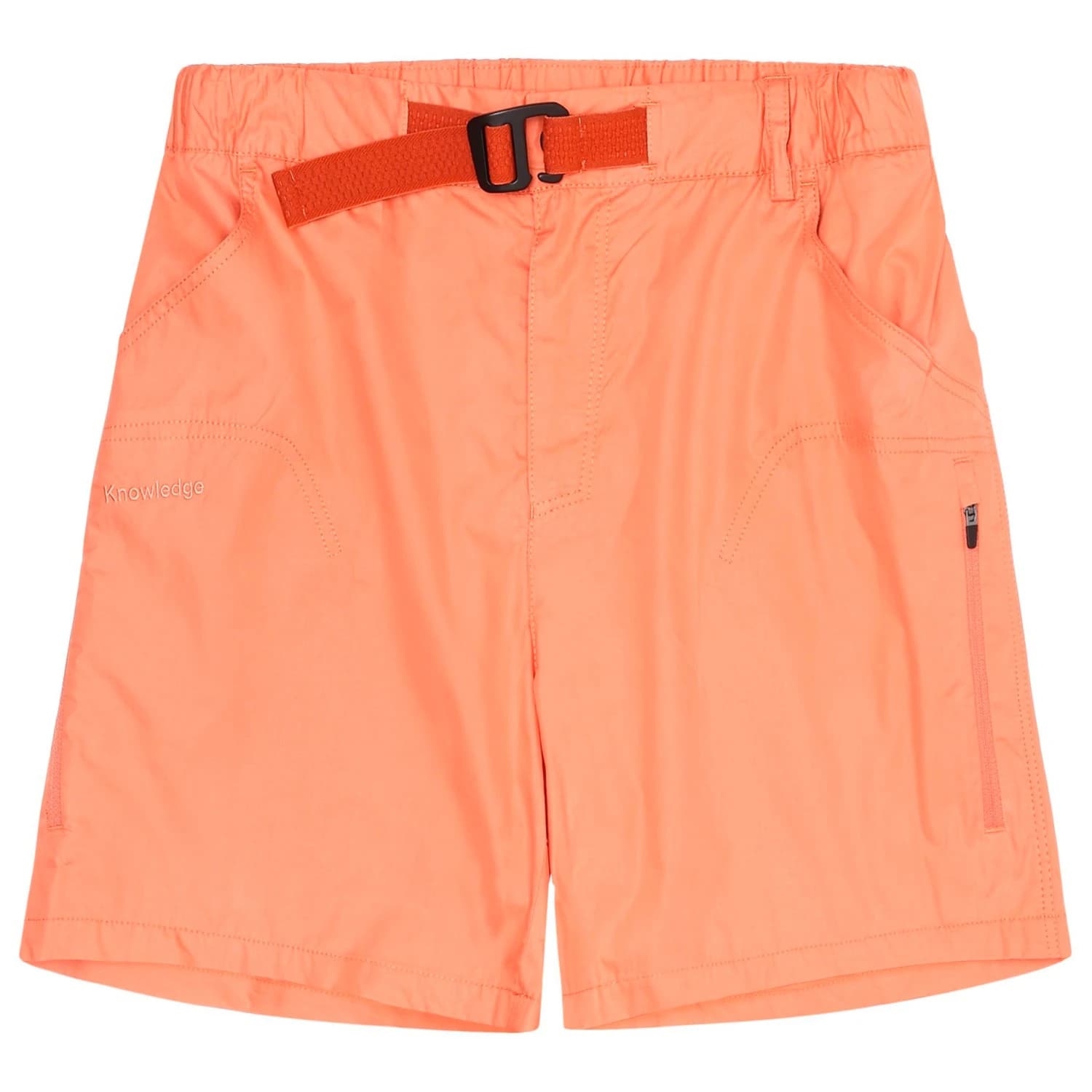 Дамски къси панталони KnowledgeCotton Apparel Women's Vent Ribstop Light Shorts - Langoustino