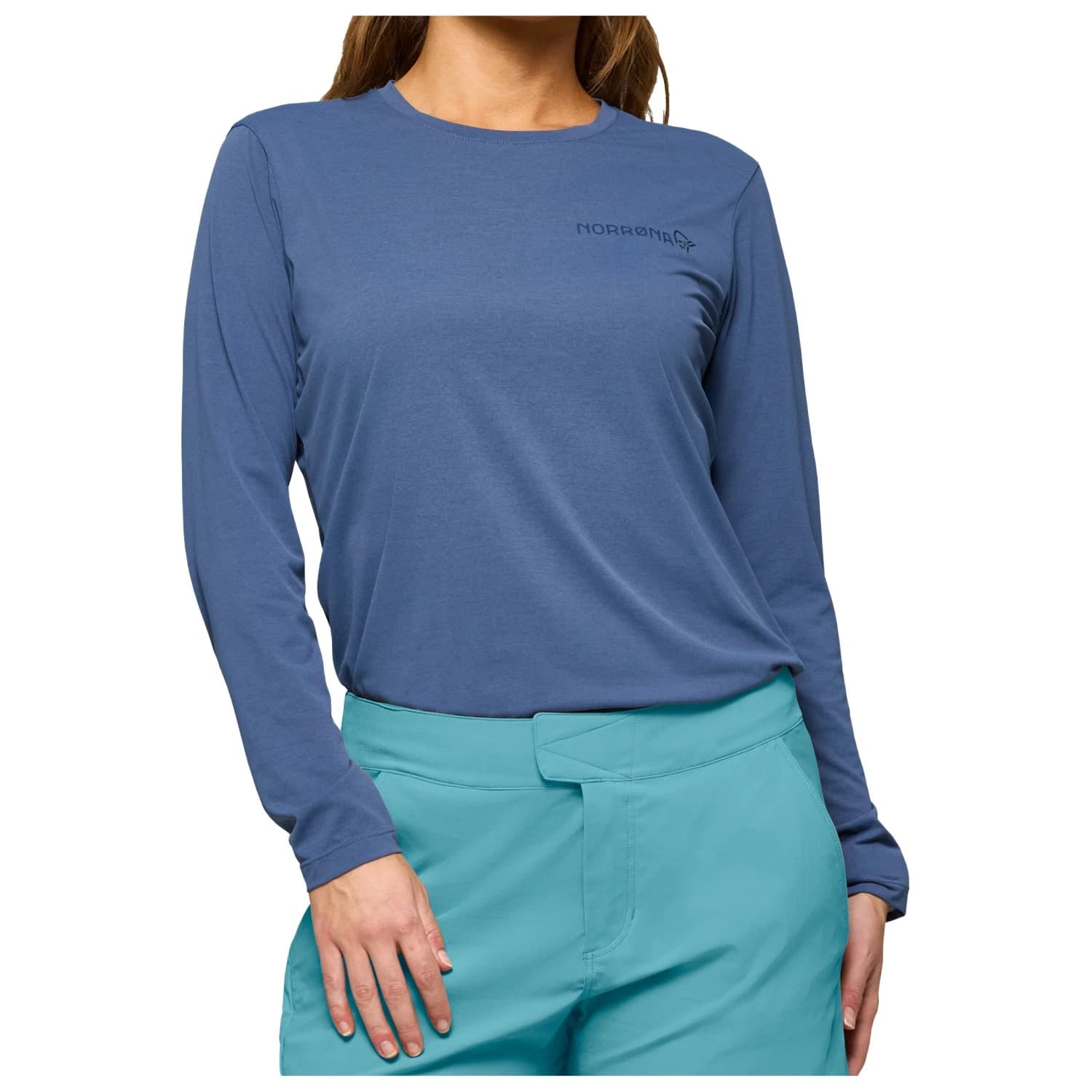 Дамски къси панталони Norrøna Women's Femund Flex1 Light Shorts - Brittany Blue