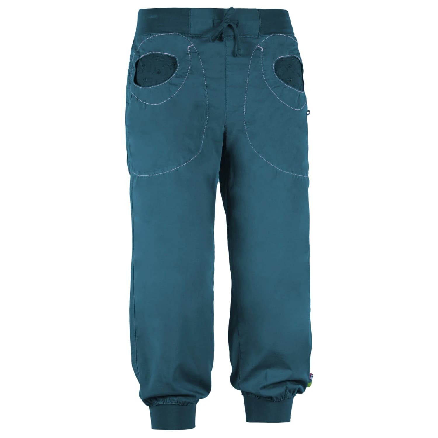 Дамски 3/4 панталони E9 Women's Remix 3/4 length trousers - Light Petrol