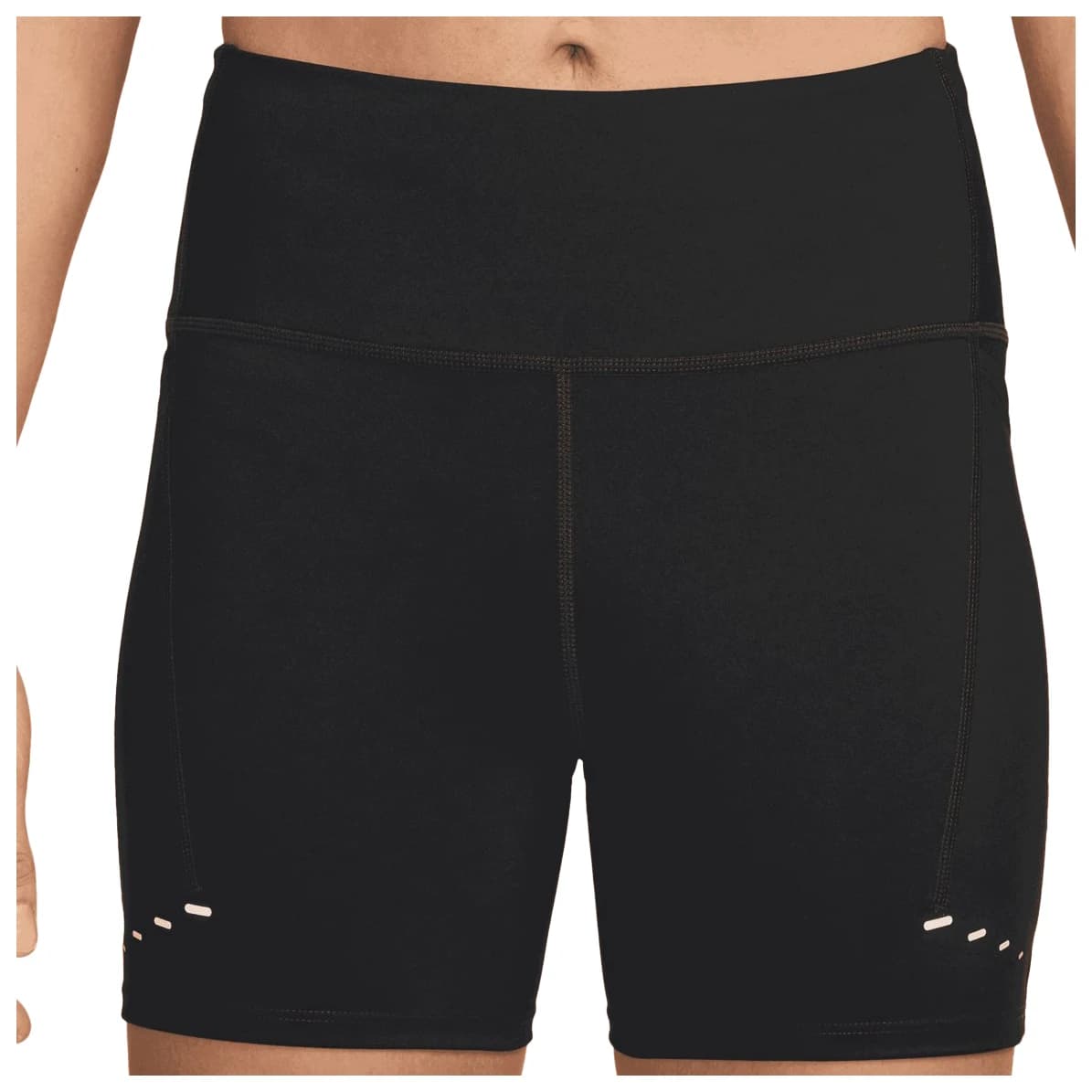 Дамски шорти за бягане Nike Women's Swift High-Waisted 4 Tight Running Shorts - Black / Reflective Silver