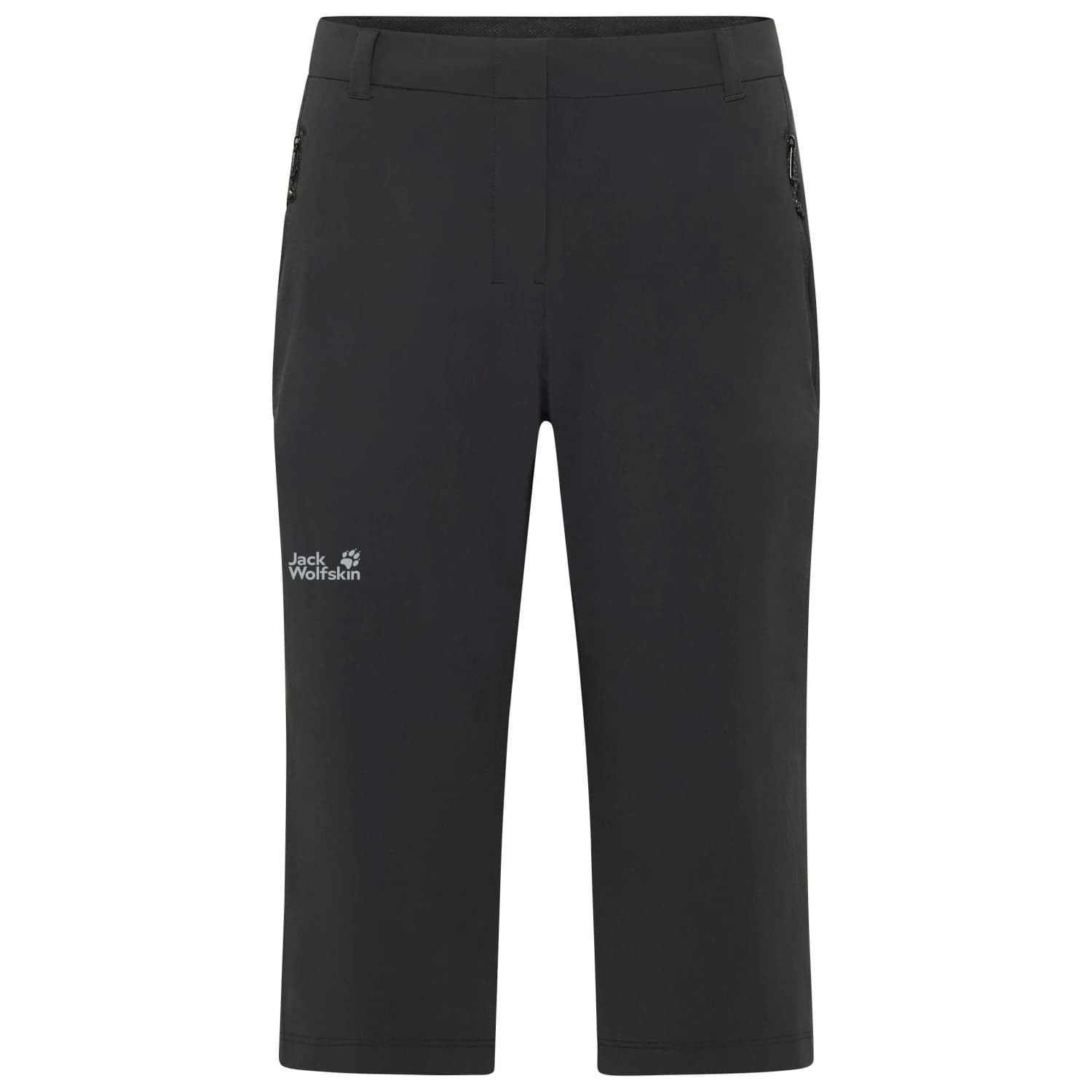 Дамски 3/4 панталони Jack Wolfskin Women's Hikeout 3/4 Pants Shorts - Black