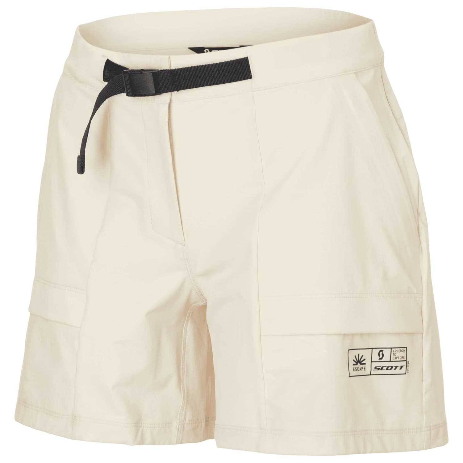 Дамски къси панталони Scott Women's Shorts Explorair Escape Shorts - Cotton White