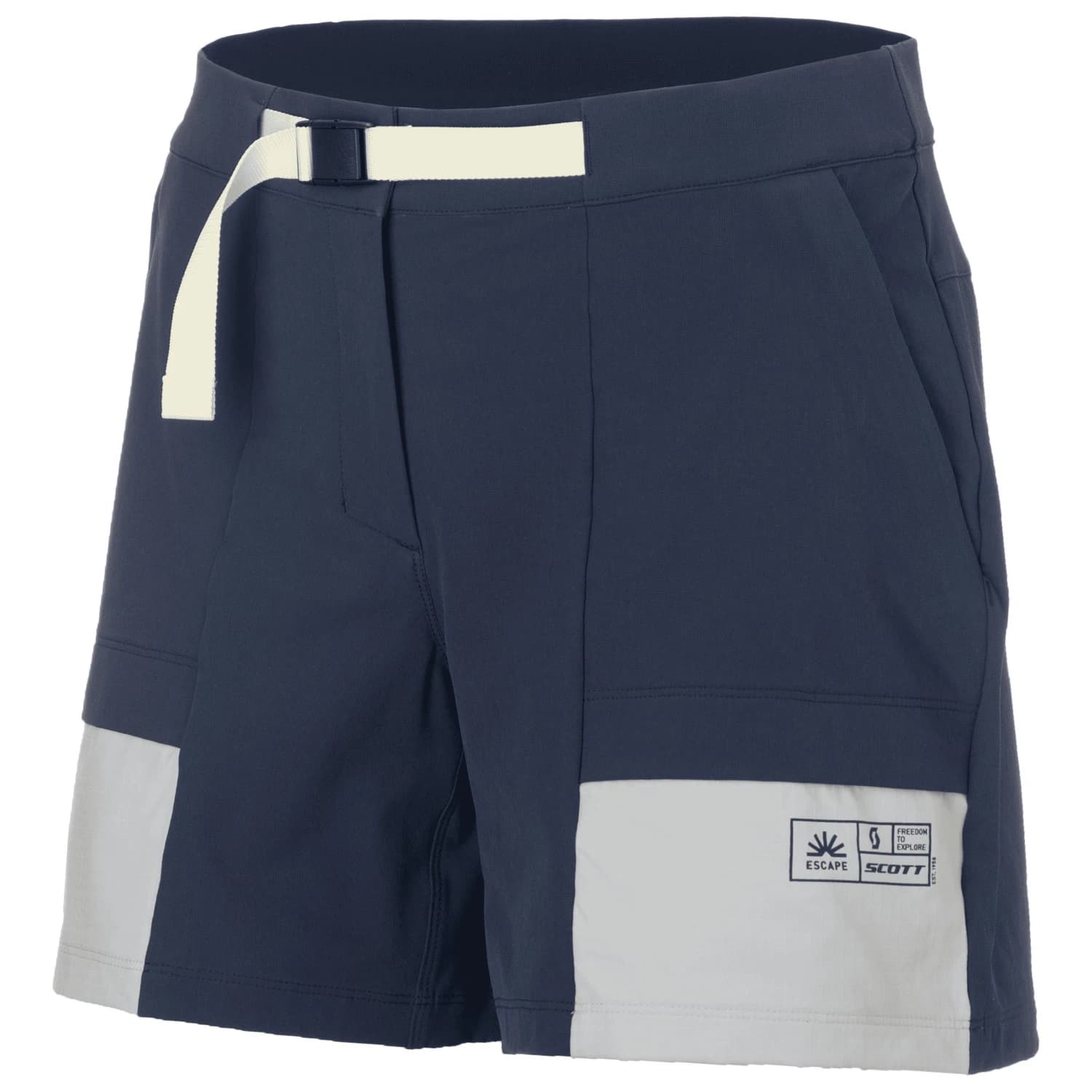 Дамски къси панталони Scott Women's Shorts Explorair Escape Shorts - Dark Blue / Spray Grey
