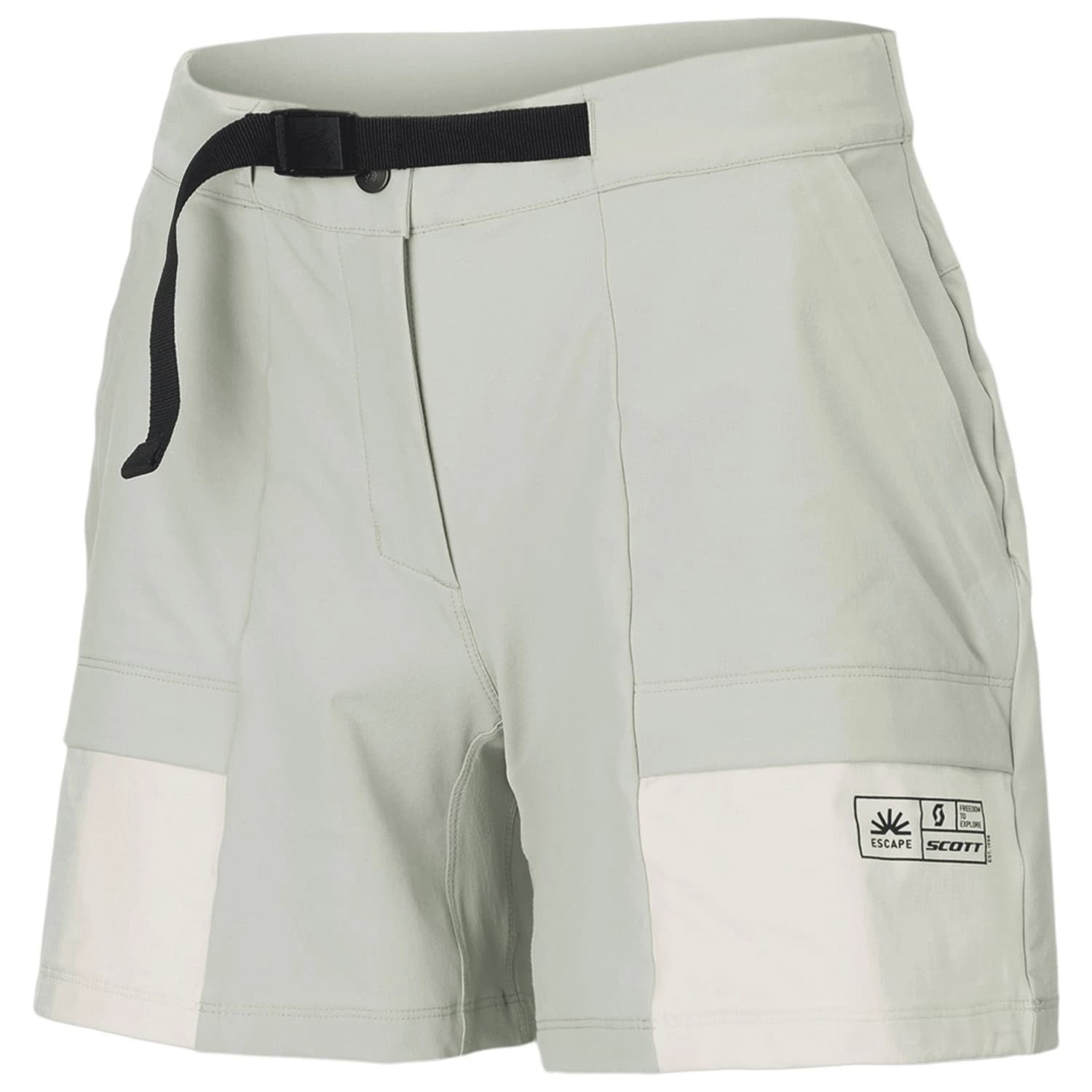 Дамски къси панталони Scott Women's Shorts Explorair Escape Shorts - Spray Grey / Cotton White