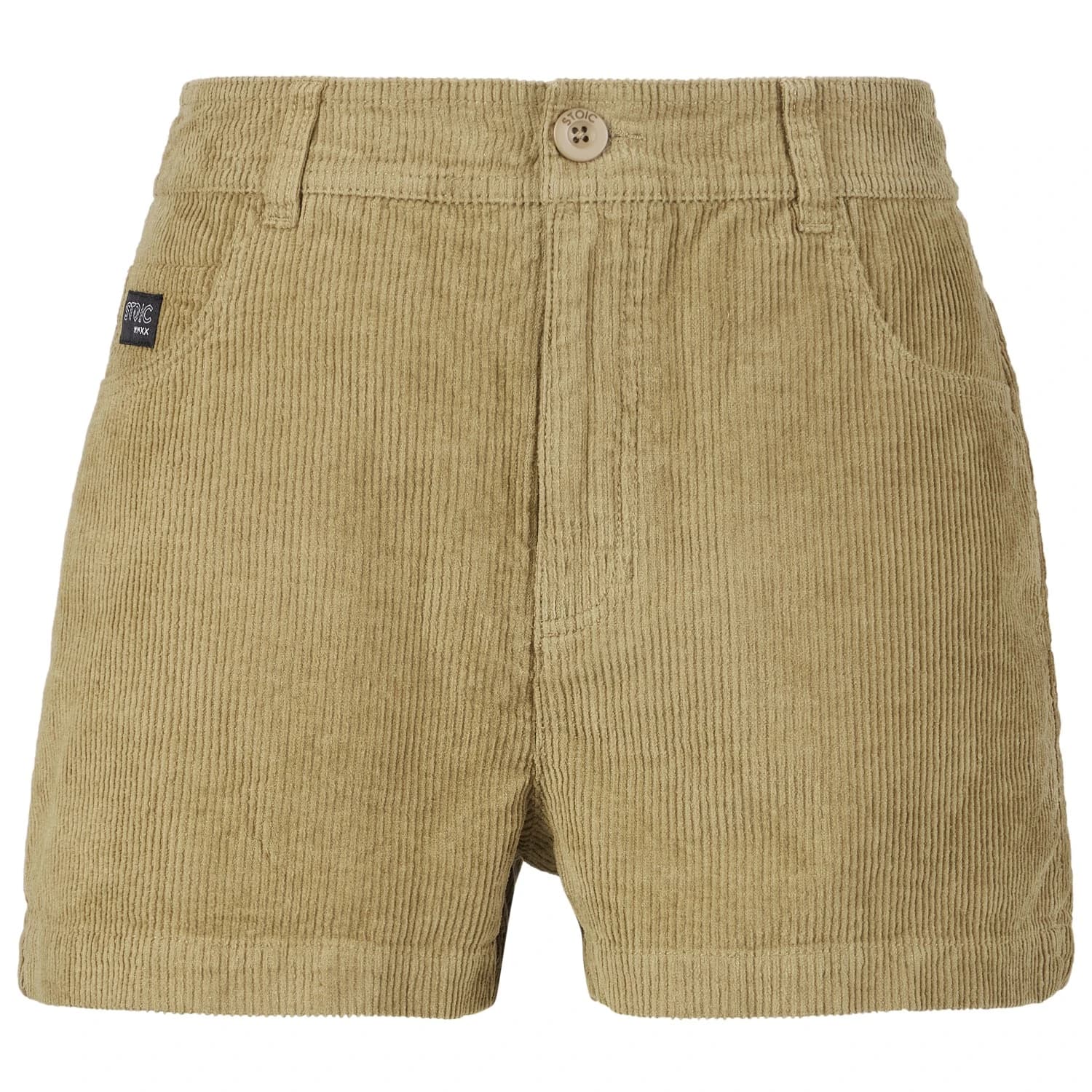 Дамски къси панталони Stoic Women's Hemp55 MMXX. Selja Cord Shorts - Silent Green