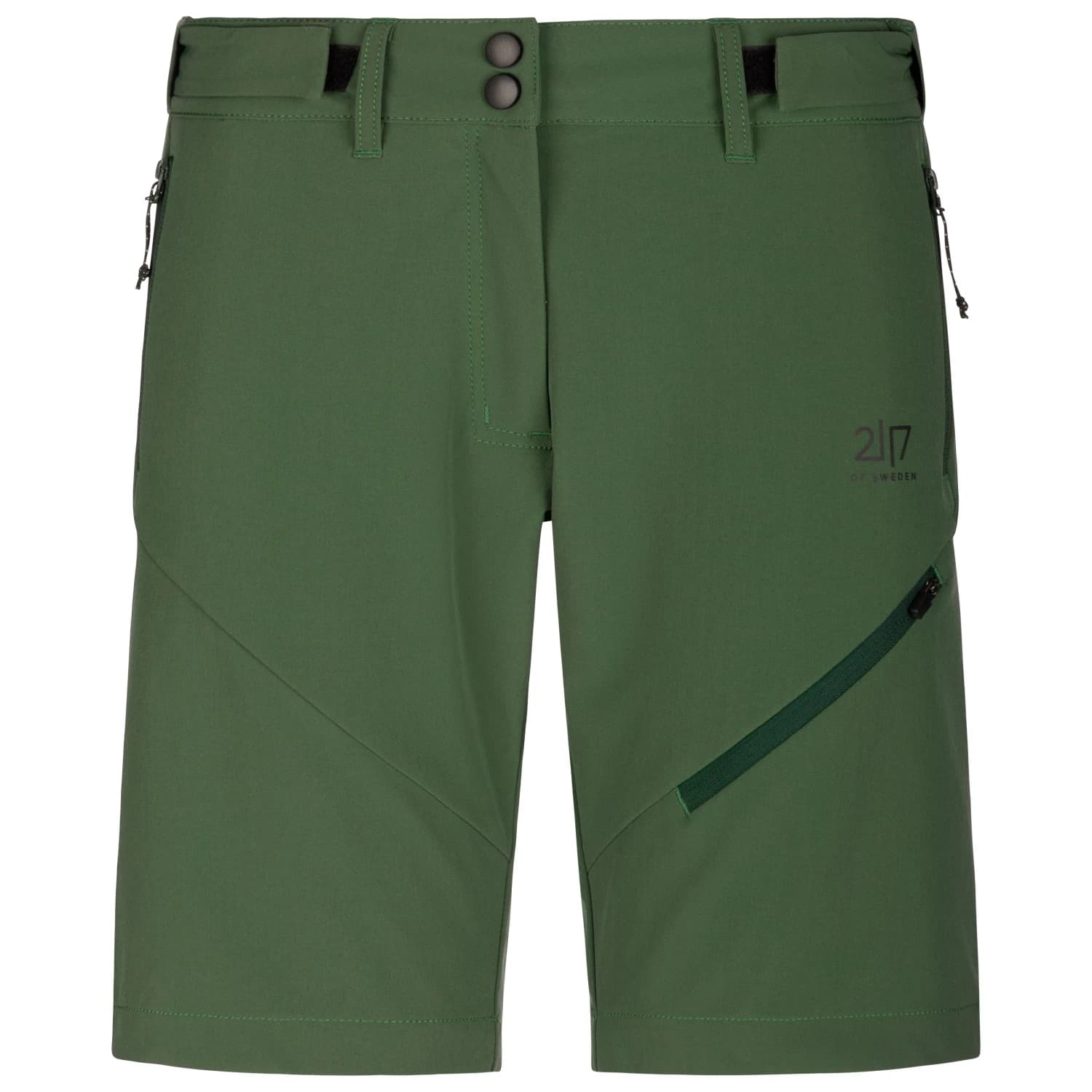 Дамски къси панталони 2117 of sweden Women's Sandhem Outdoor Shorts - Forest Green
