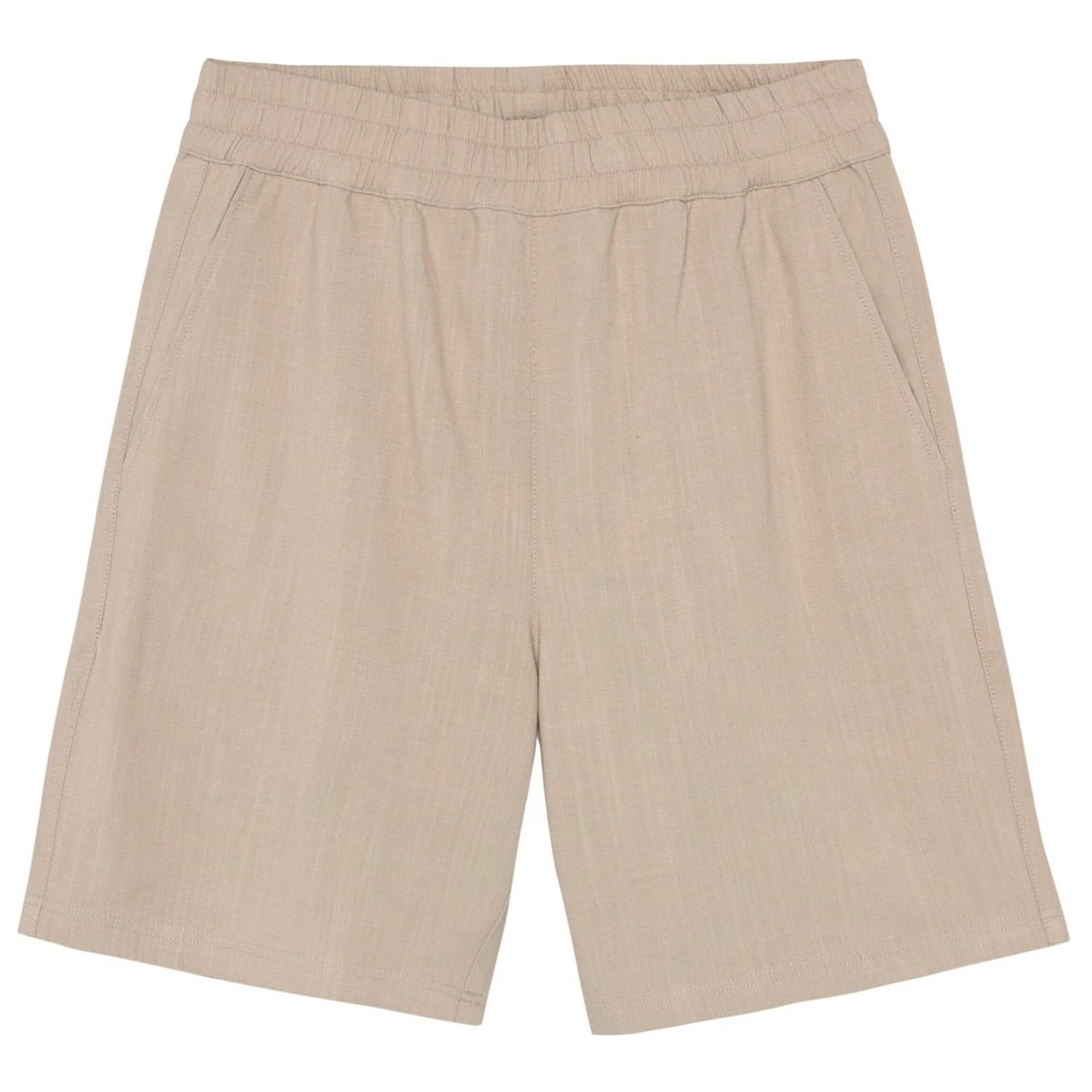 Дамски къси панталони Knowledgecotton apparel Women's Posey Linen-Mix Shorts - Light Feather Gray