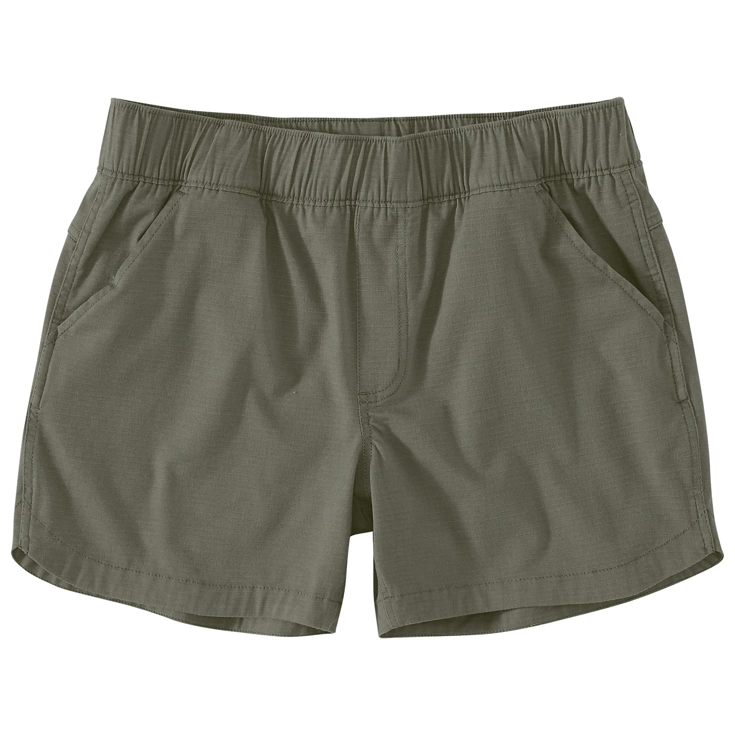 Дамски къси панталони Carhartt Women's Force Ripstop Short Shorts - Dusty Olive