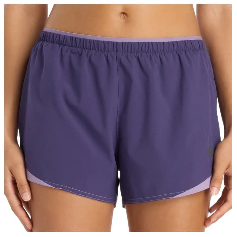 Дамски шорти за бягане New Balance Women's Run Essentials Short 3'' Running shorts - Boysenberry
