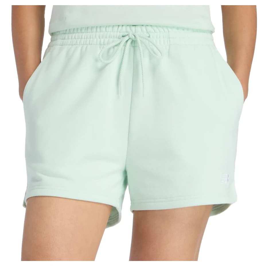 Дамски къси панталони New Balance Women's Sport Essentials French Terry Short Shorts - Cosmic Jade