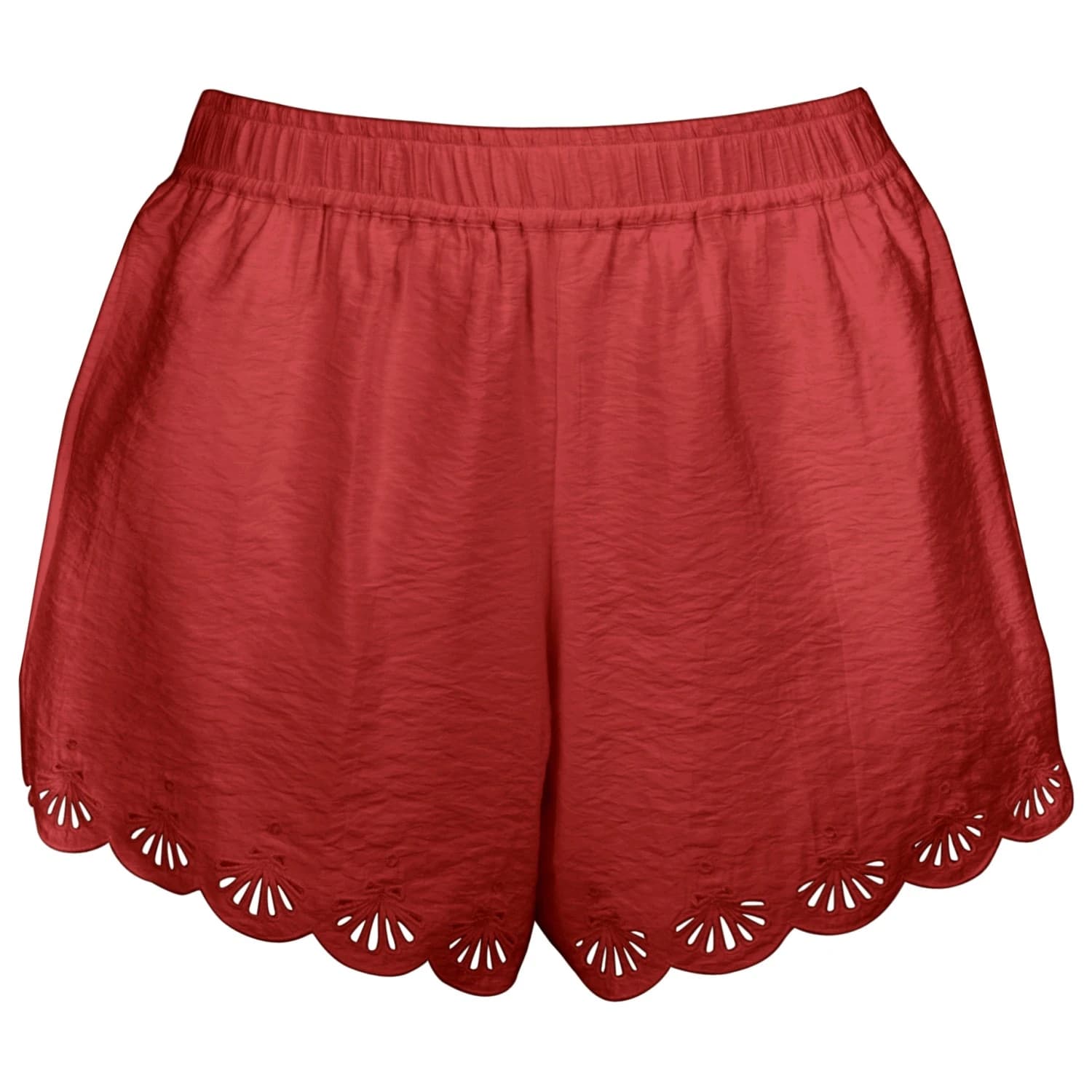 Дамски къси панталони Watercult Women's Shorts with Embroidery Shorts - Crimson Dusk