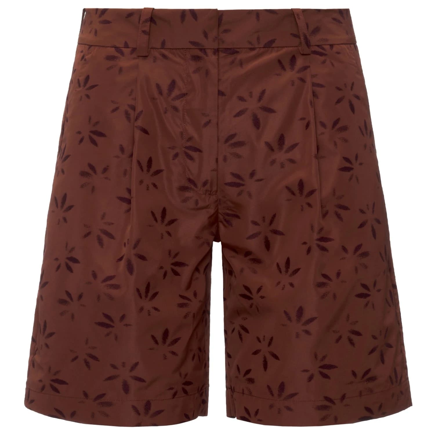 Дамски къси панталони K-Way Women's Larose Emby Jacquard Shorts - Brown / Violet Jacquard