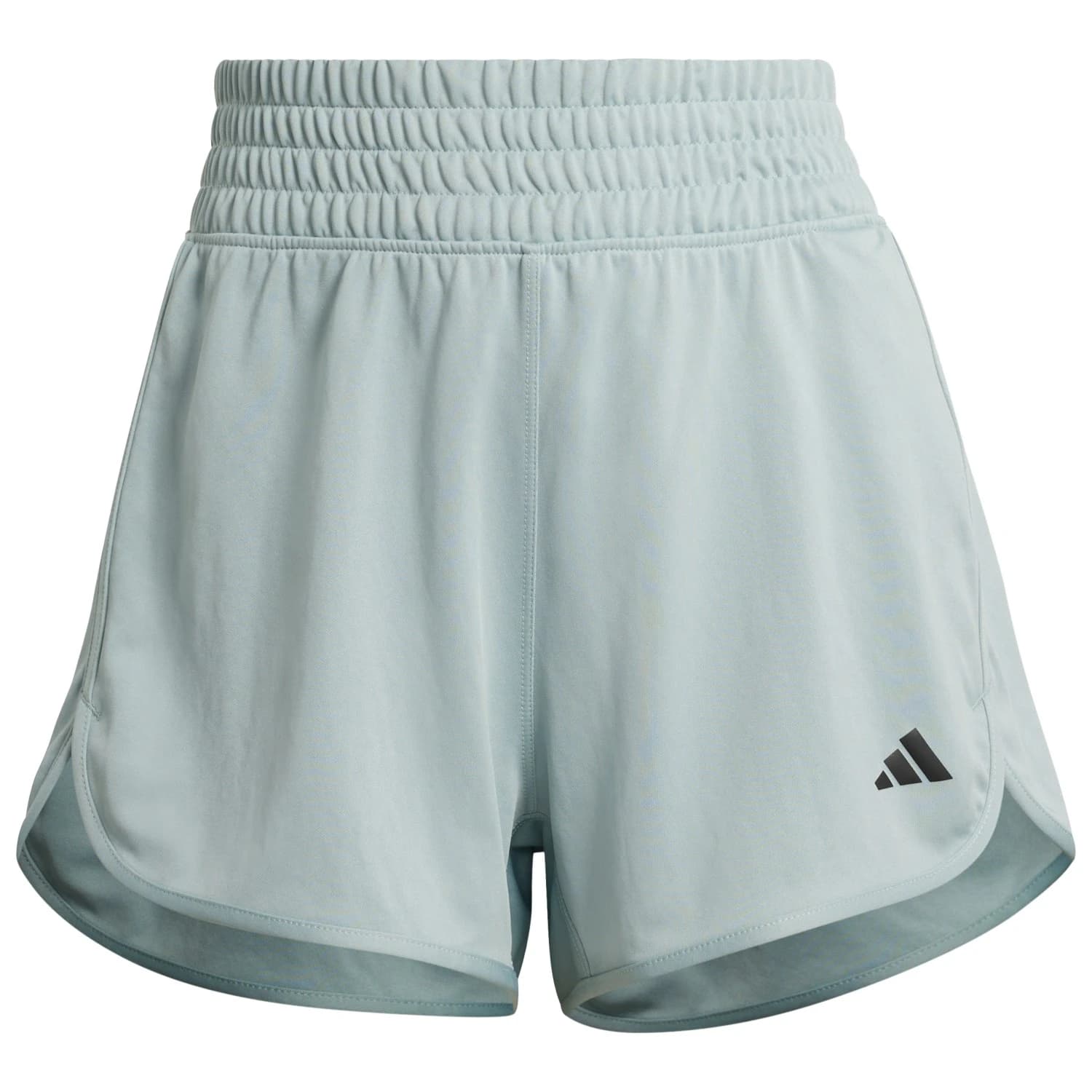 Дамски къси панталони Adidas Women's Pacer Knit High Shorts - Wonder Sage / White