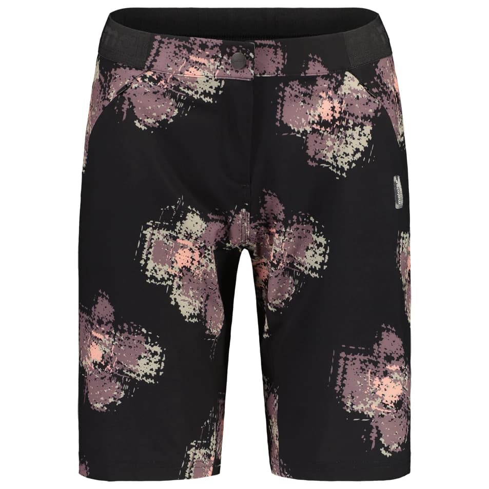 Дамски къси панталони Maloja Women's AnemonaM. Printed Shorts - Deep Black Joy