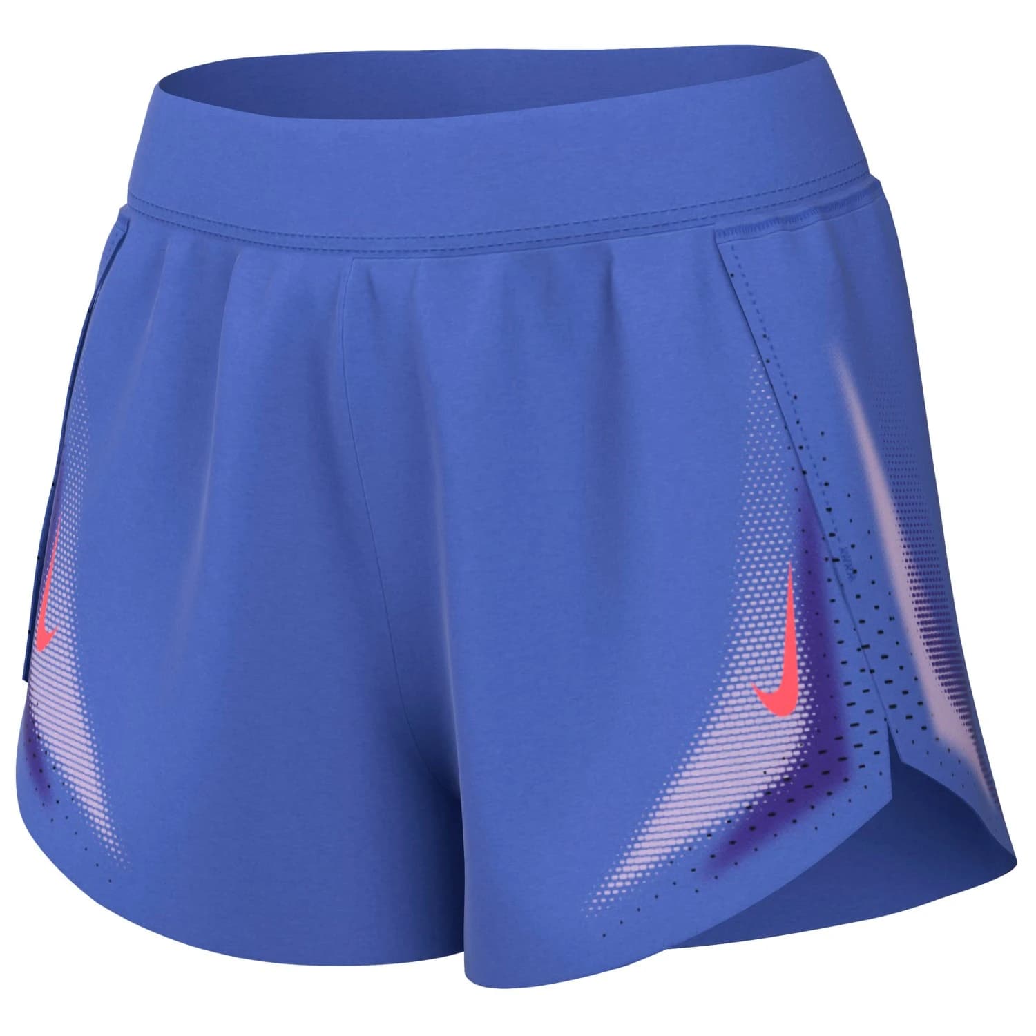 Дамски шорти за бягане Nike Women's AeroSwift Dri-FIT ADV 3 Running Shorts - Sapphire / Hot Lava
