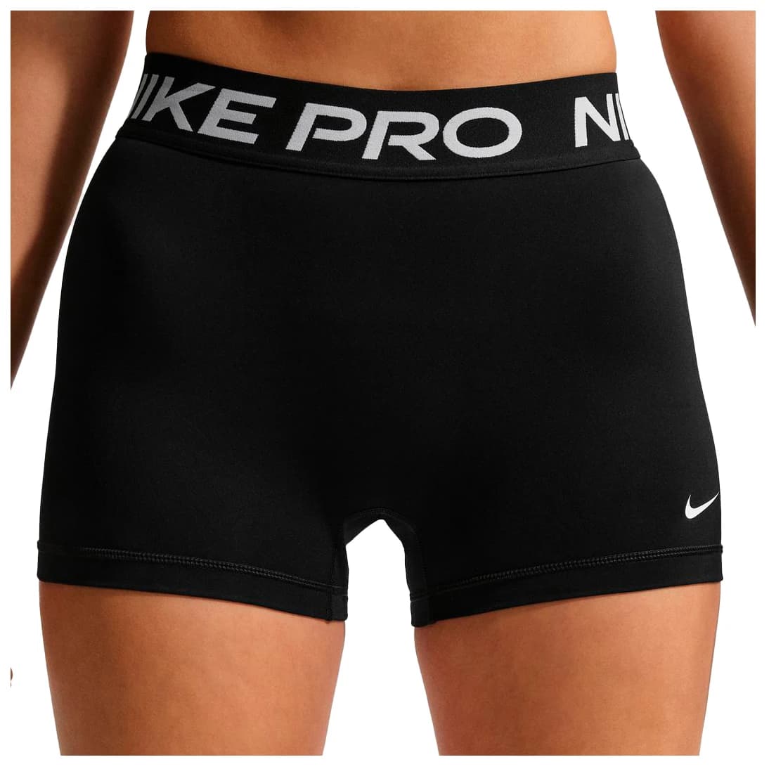 Дамски къси панталони Nike Women's Dri-Fit 365 Mid Rise 3'' Short Shorts - Black / White