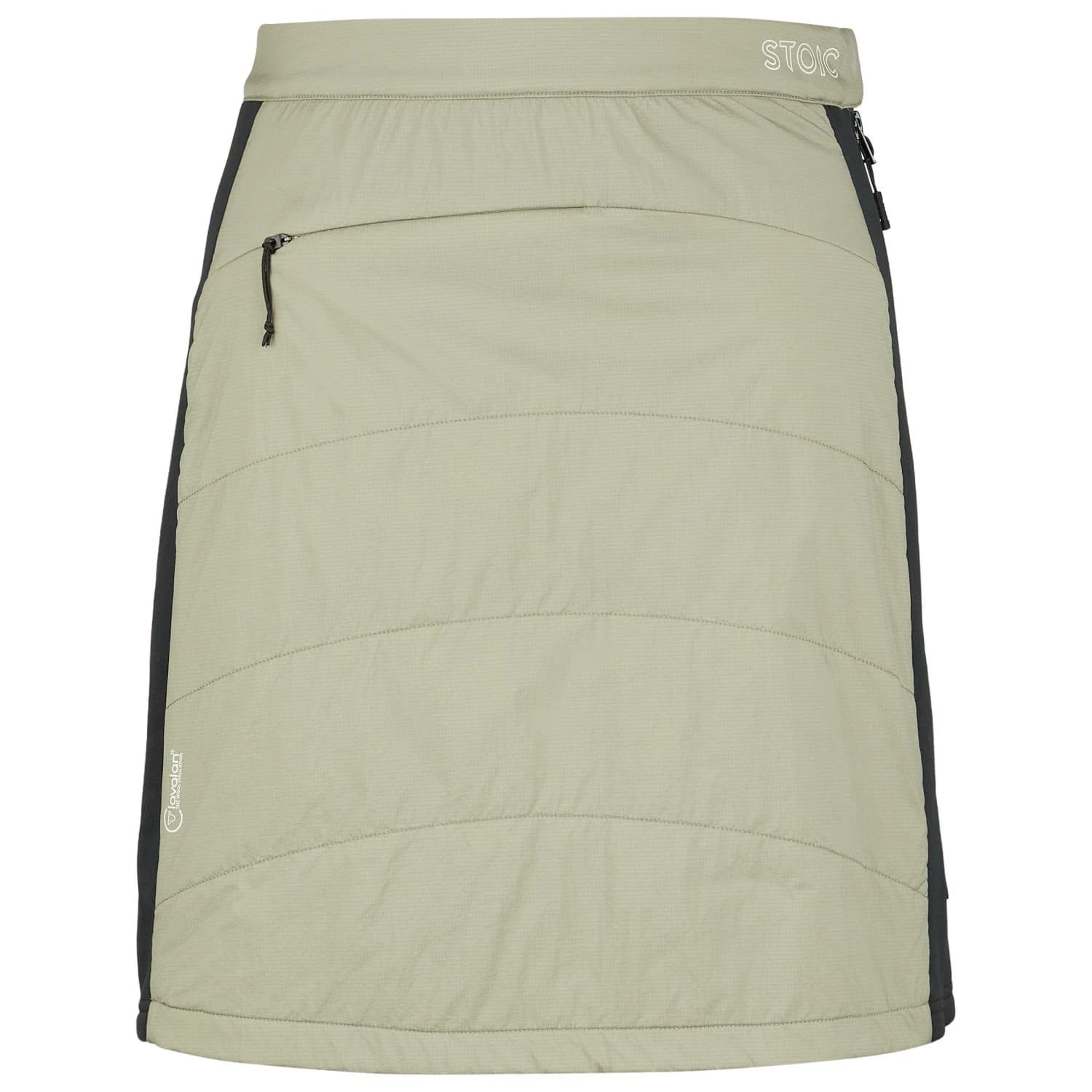 Дамска синтетична пола Stoic Women's MountainWool60 JokkmokkSt. Padded Skirt Skirt - Lichen Green / Black