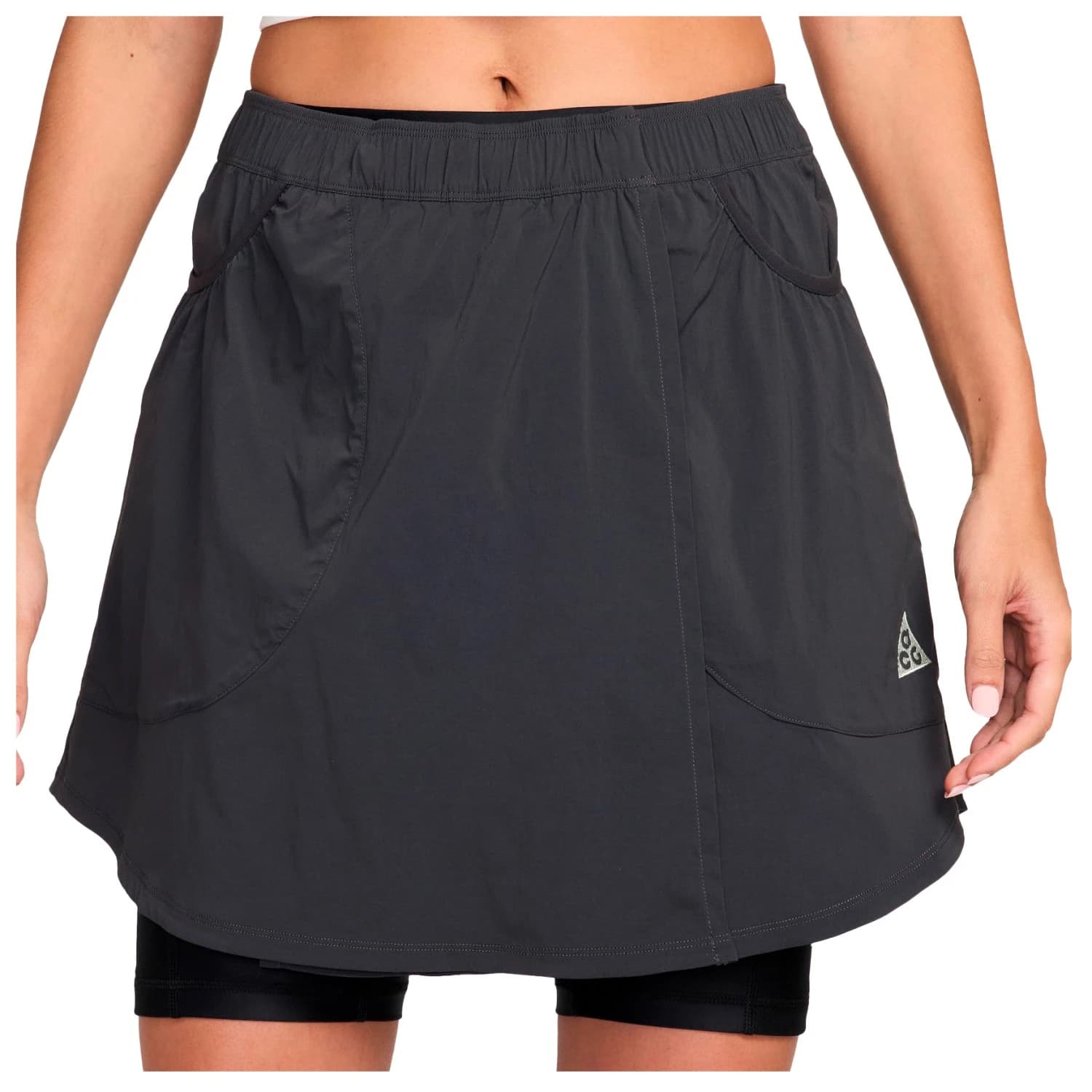 Дамска пола за бягане Nike Women's ACG Five Towers Skort Running skirt - Anthracite / Anthracite / Summit White