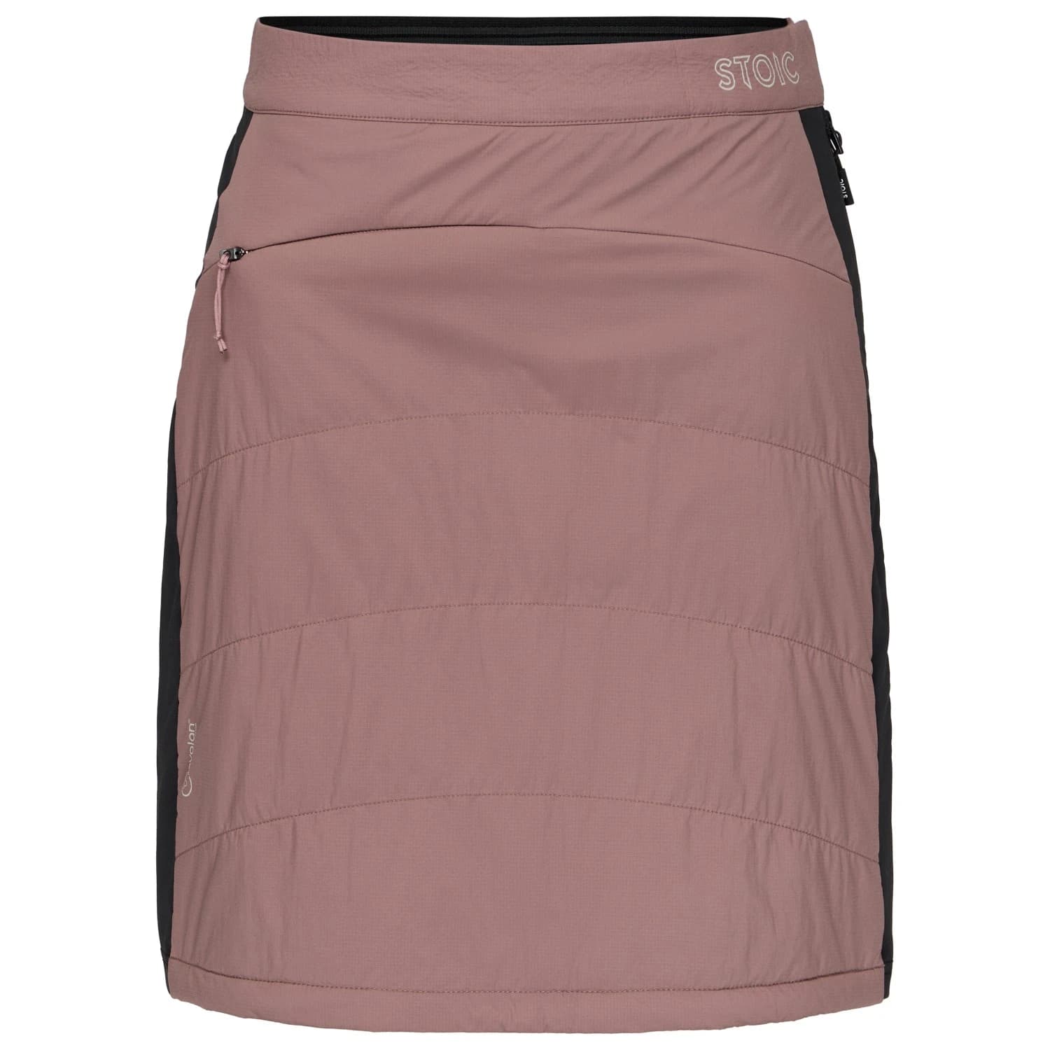 Синтетична пола Stoic Women's MountainWool60 JokkmokkSt. Padded Skirt II Skirt - Light Rosewood / Black