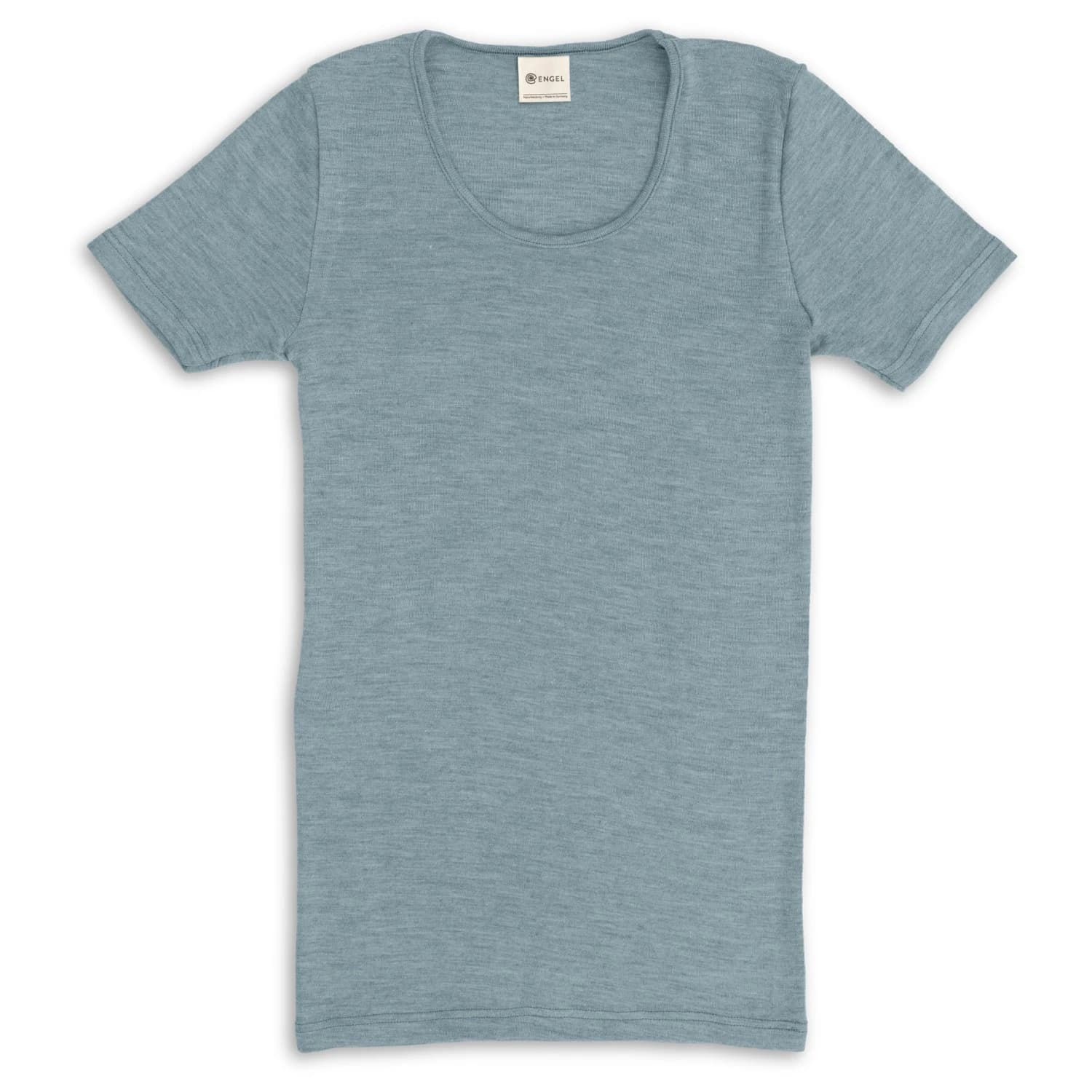 Дамско копринено термобельо Engel Women's Undershirt S/S Merino base layer - Bergblau