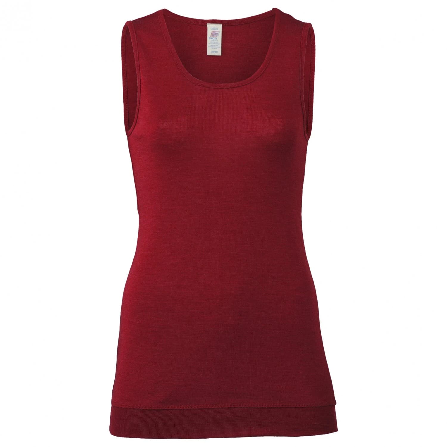 Дамско копринено термобельо Engel Women's Sleeveless Shirt Everyday base layer - Mallow