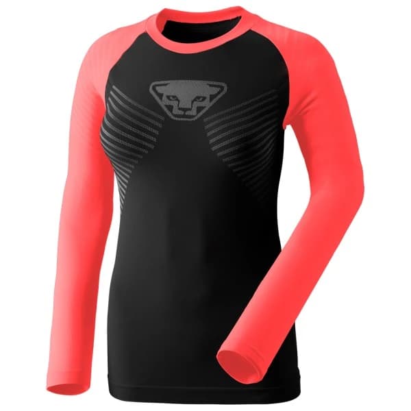 Дамско синтетично термобельо Dynafit Women's Speed Dryarn L/S Tee Synthetic base layer - Ultra Coral / 0910