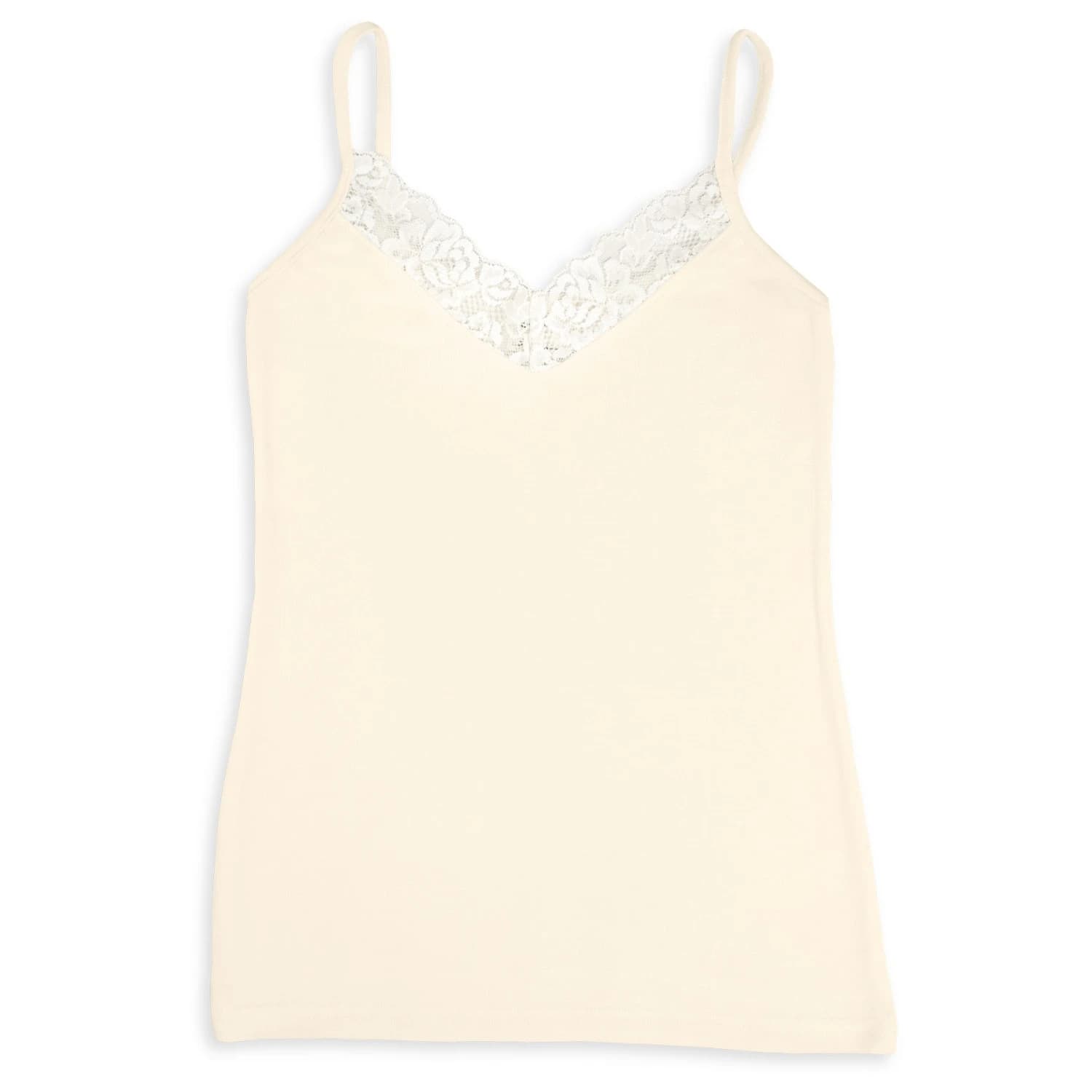 Дамско копринено термобельо Engel Women's Top with Lace Silk base layer - Natur