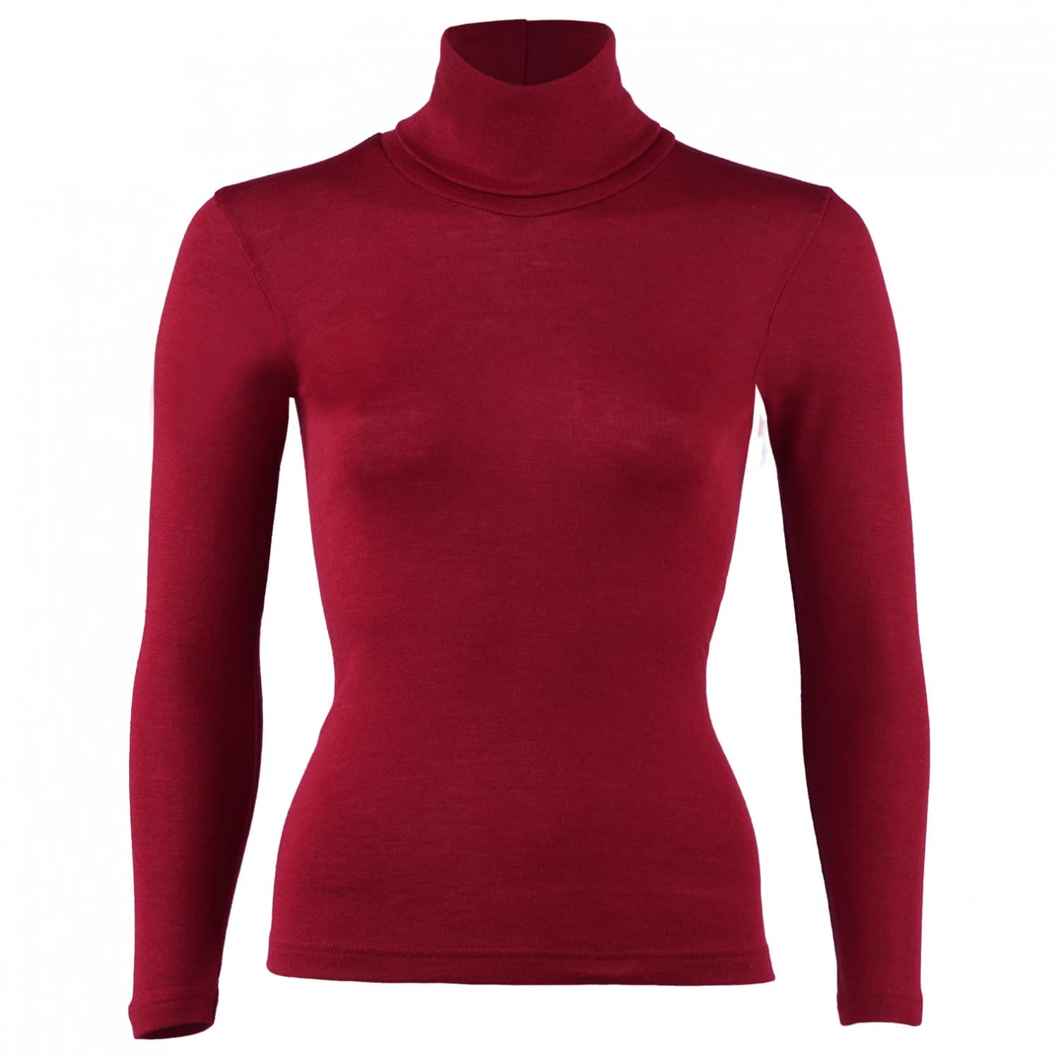 Дамско копринено термобельо Engel Women's Long-Sleeved Roll Neck Silk base layer - Mallow