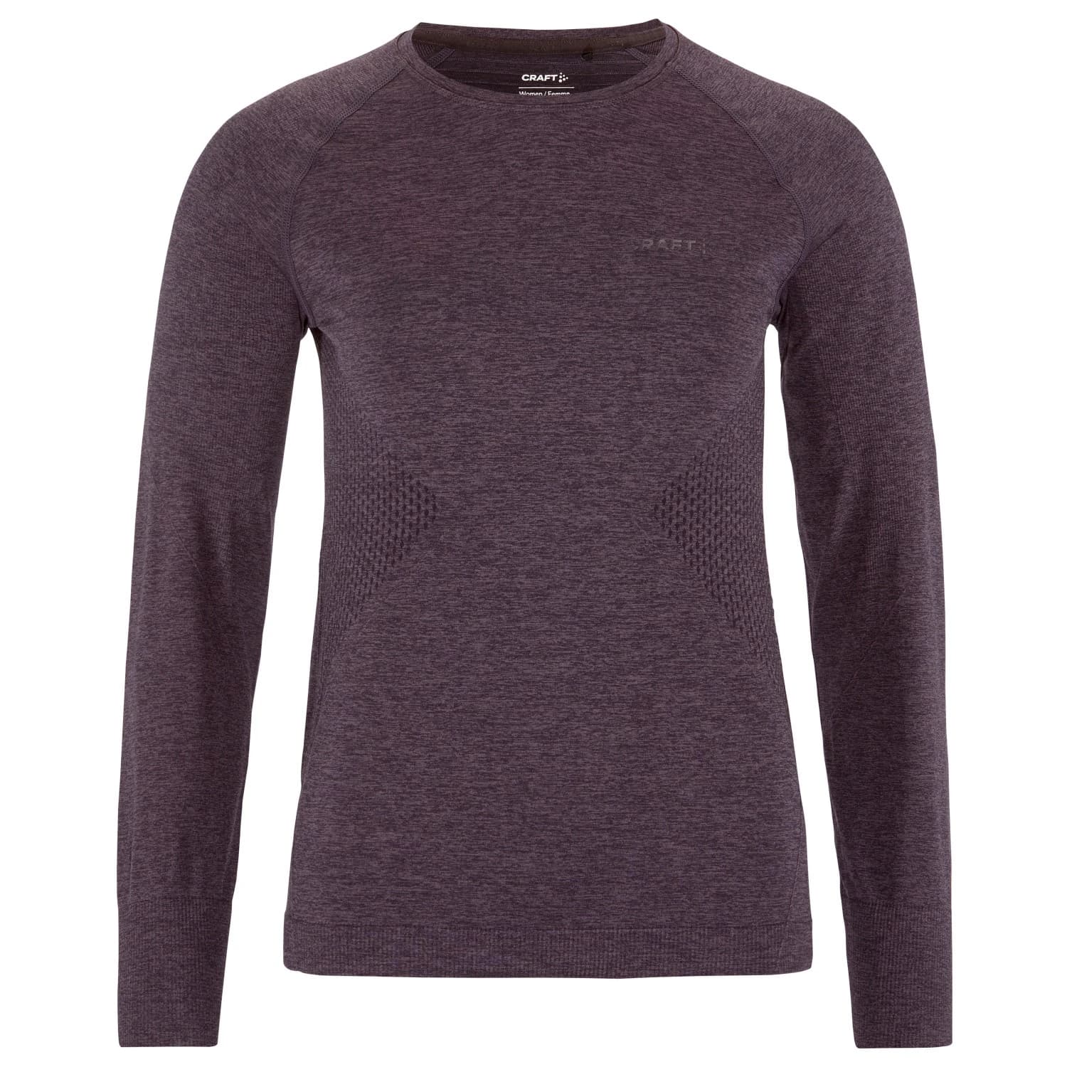Дамско синтетично термобельо Craft Women's Core Dry Active Comfort L/S Synthetic base layer - Dark Plum