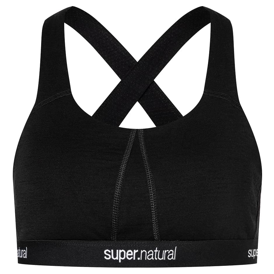 Дамски спортен сутиен Super.natural Women's Feel Good Bra Sports bra - Jet Black