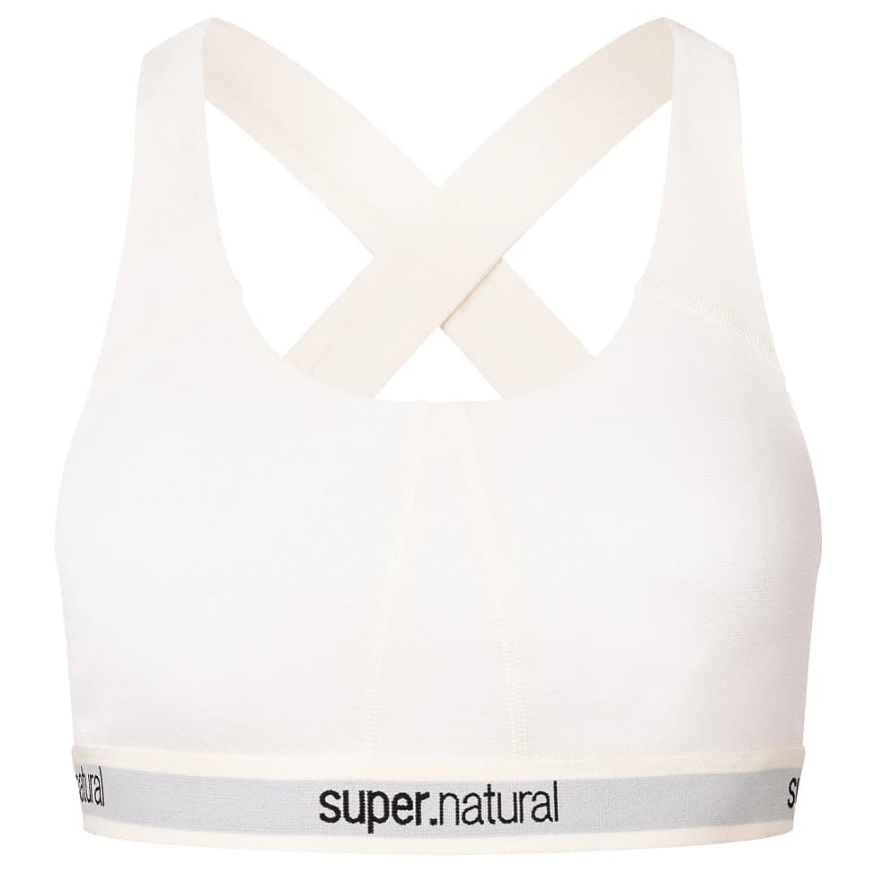 Дамски спортен сутиен super.natural Women's Feel Good Bra Sports bra - Fresh White