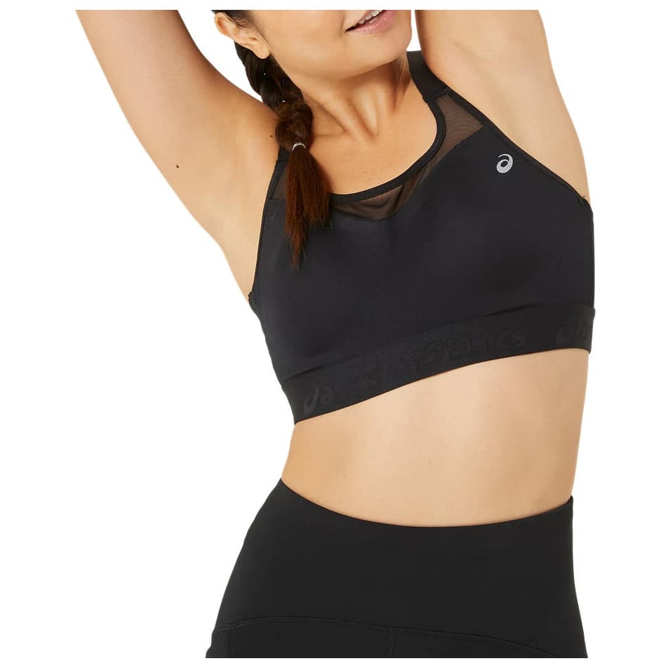 Дамски спортен сутиен Asics Women's Road Combination Bra Sports bra - Performance Black