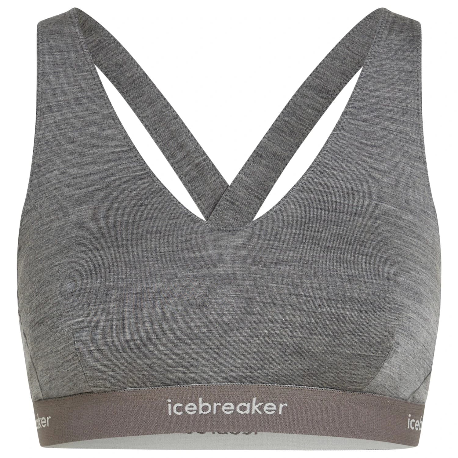 Дамски спортен сутиен Icebreaker Women's 125 Cool-Lite Sprite Racerback Bra Sports bra - Gritstone Heather