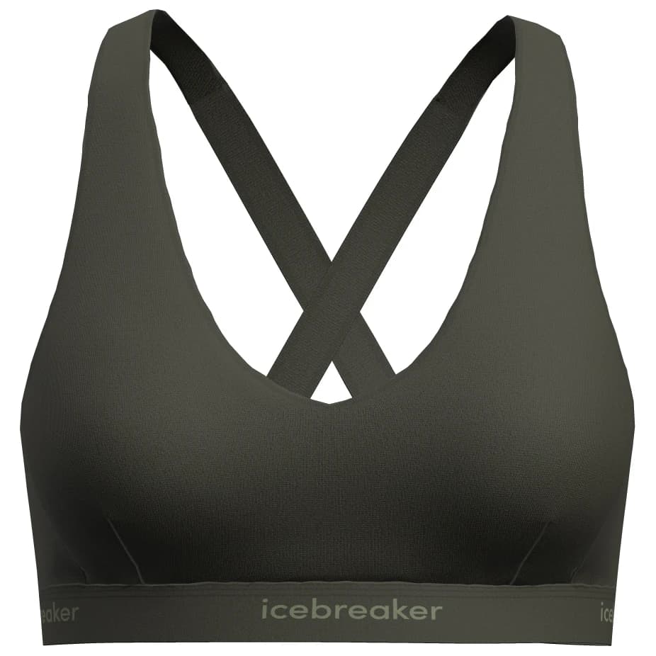 Дамски спортен сутиен Icebreaker Women's 125 Cool-Lite Sprite Racerback Bra Sports bra - Dark Loden