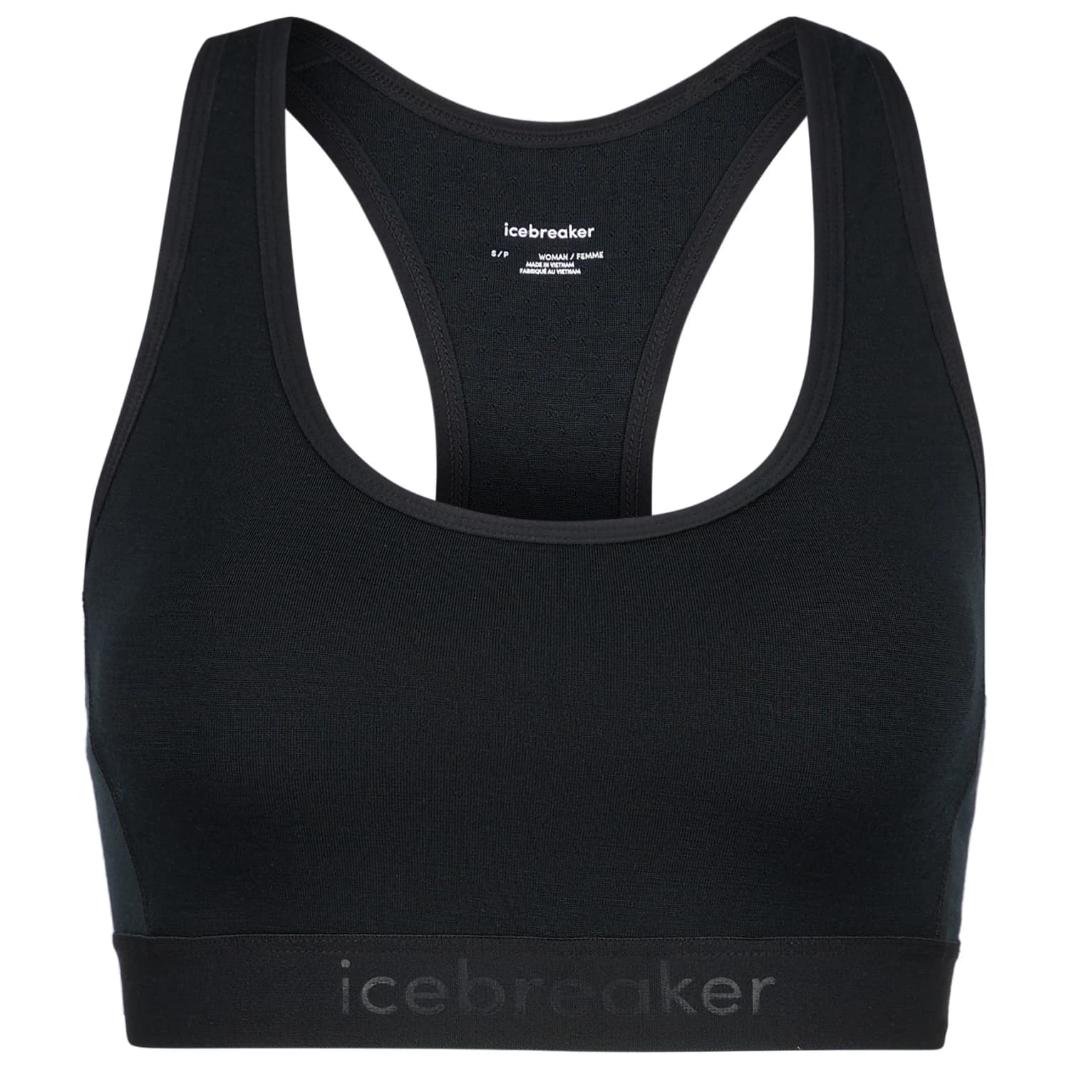 Дамски спортен сутиен Icebreaker Women's 125 Zoneknit Racerback Bra Sports bra - Black