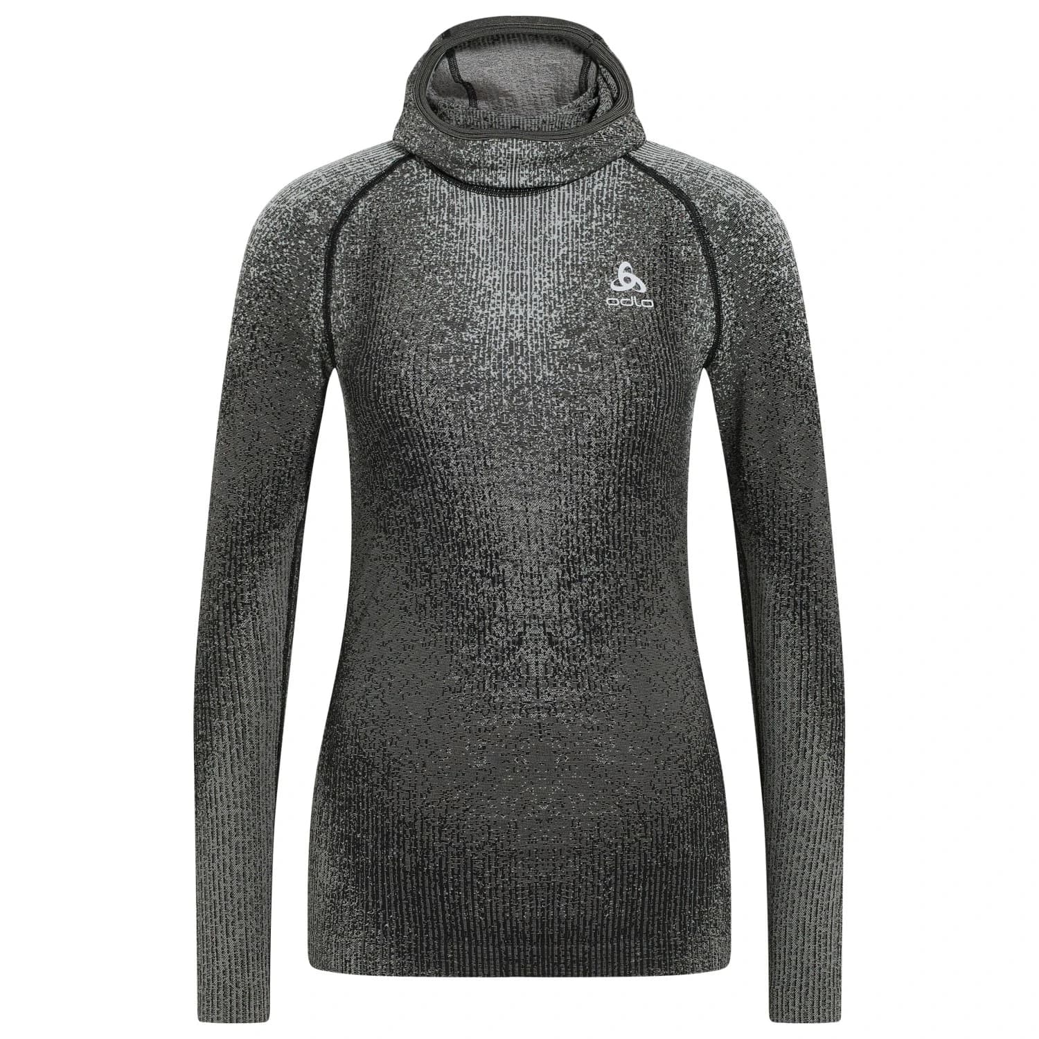 Дамско синтетично термобельо Odlo Women's Performance Warm Blackcomb Bl Facemask L/S Synthetic base layer - Black