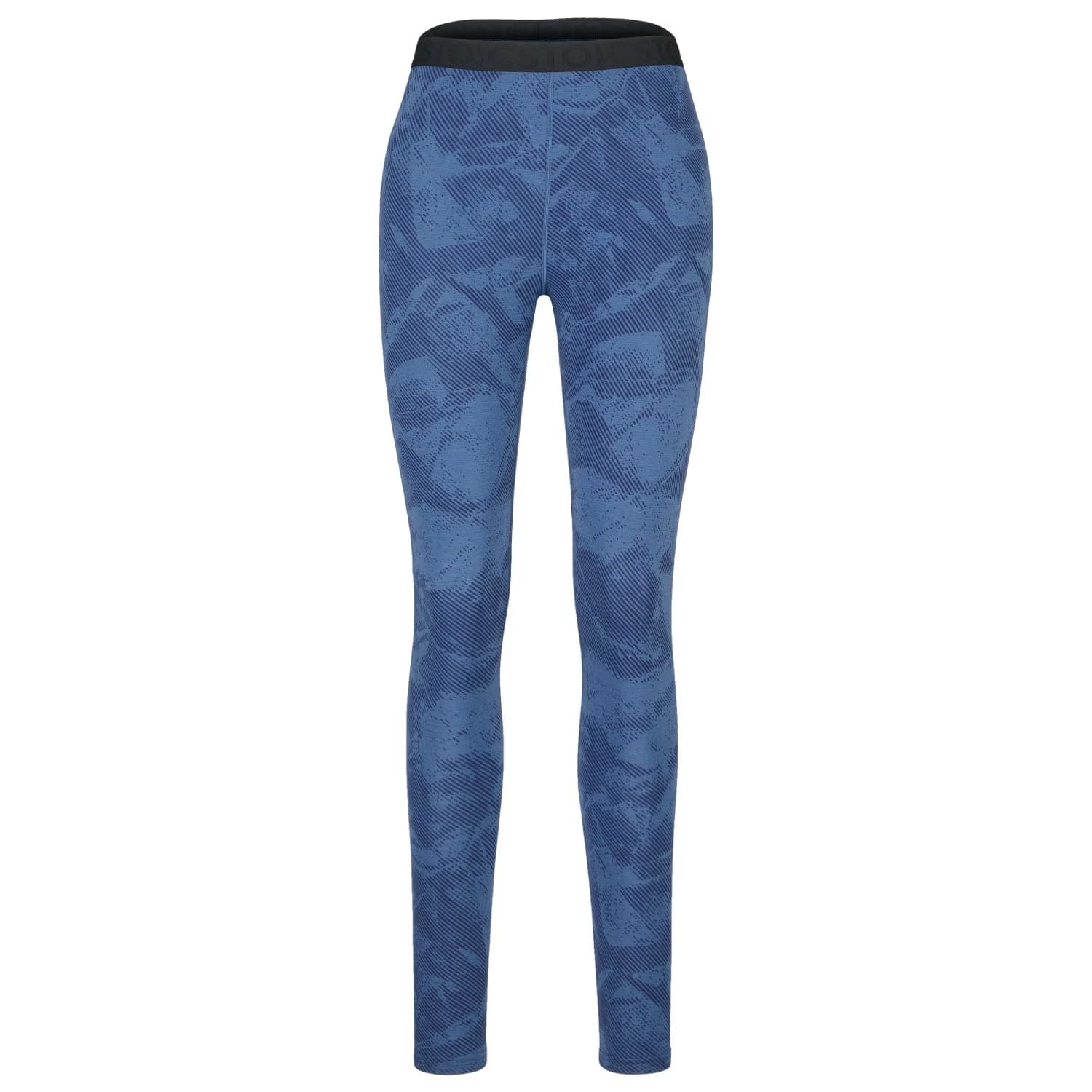 Дамско мериносово термобельо Stoic Women's MerinoMesh150 SadjemSt. Long Pants Long john - Light Navy Blue / Aop