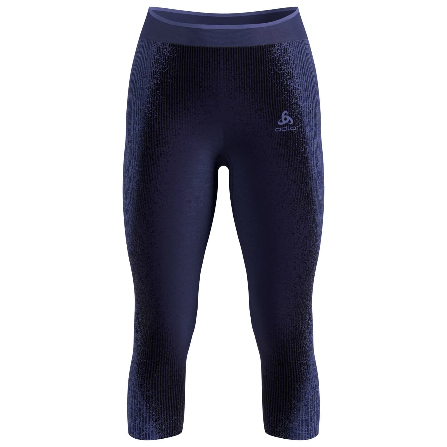 Дамско синтетично термобельо Odlo Women's BL Bottom 3/4 Performance Warm Blackcomb Synthetic base layer - Skipper Blue