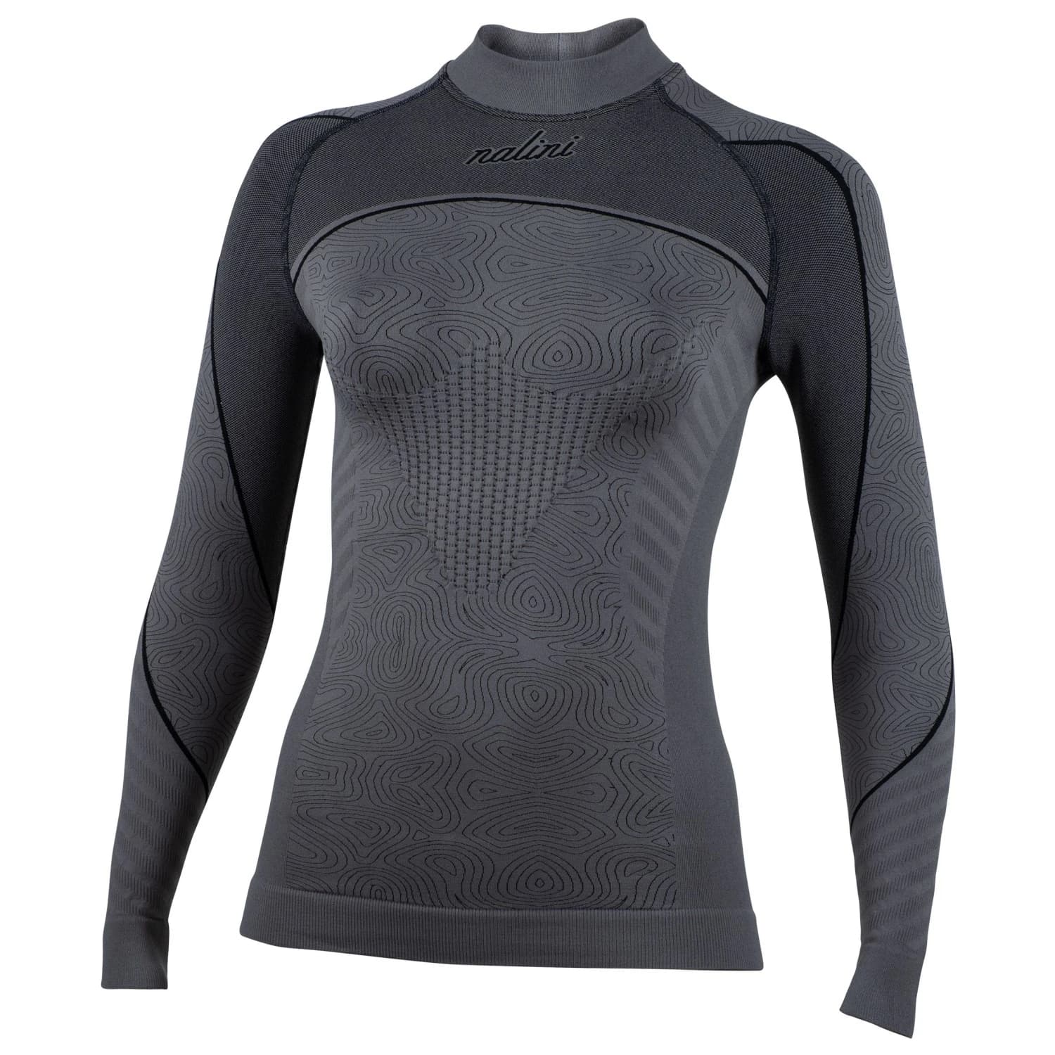 Дамско синтетично термобельо Nalini Women's Tech L/S Synthetic base layer - Grey