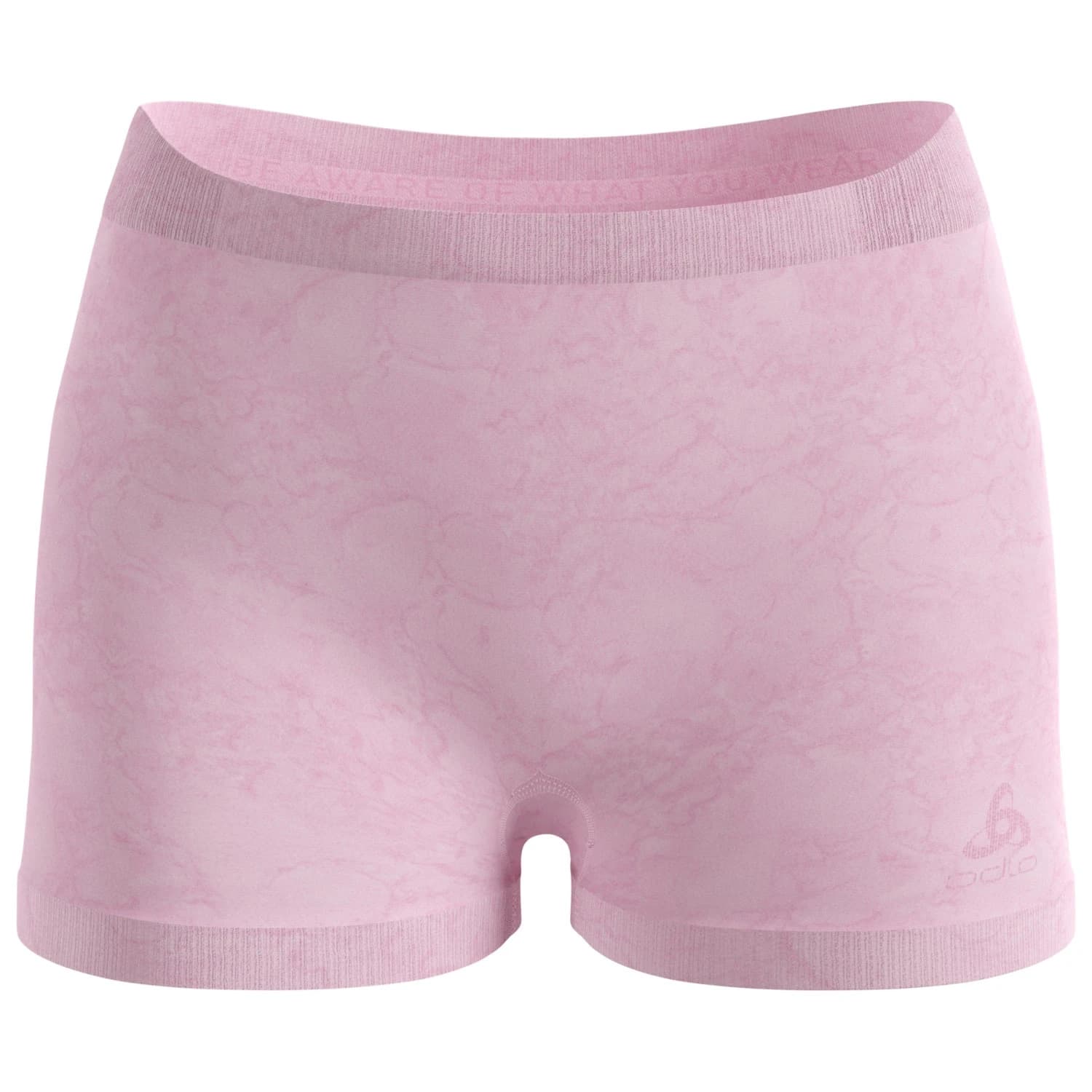 Дамско синтетично термобельо Odlo Women's Performance Light Rain Dye Boxer Boxer shorts - Hyper Pink