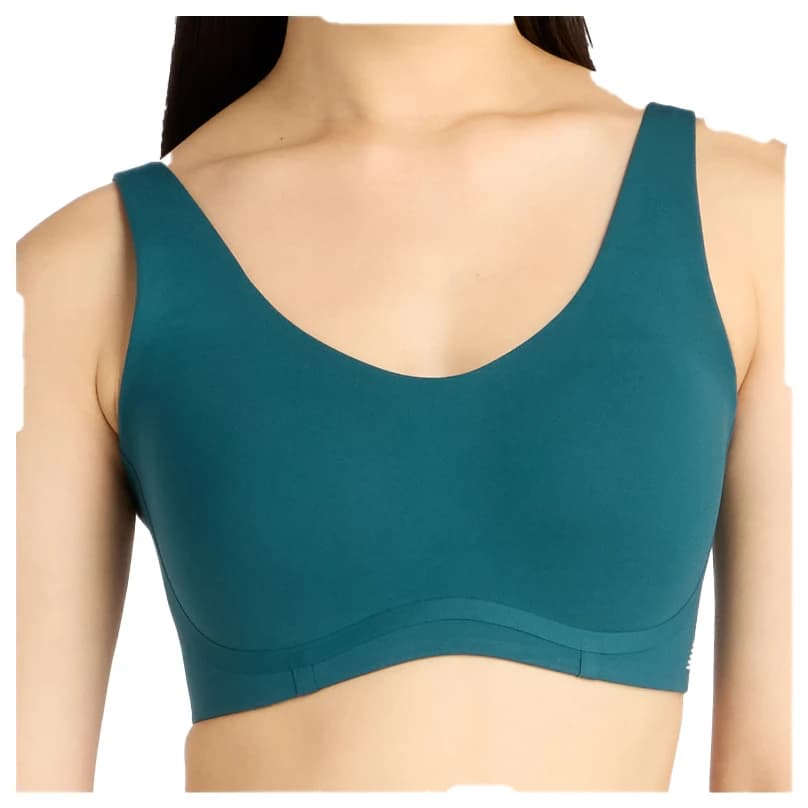 Дамски спортен сутиен New balance Women's RC Bra Sports bra - Medusa Green