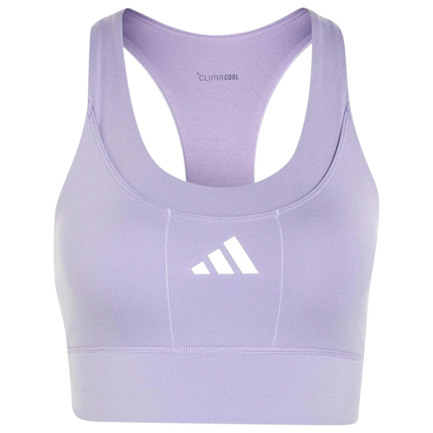 Дамски спортен сутиен adidas Women's Adi365 Running Pocket Bra Sports bra - Magic Lilac
