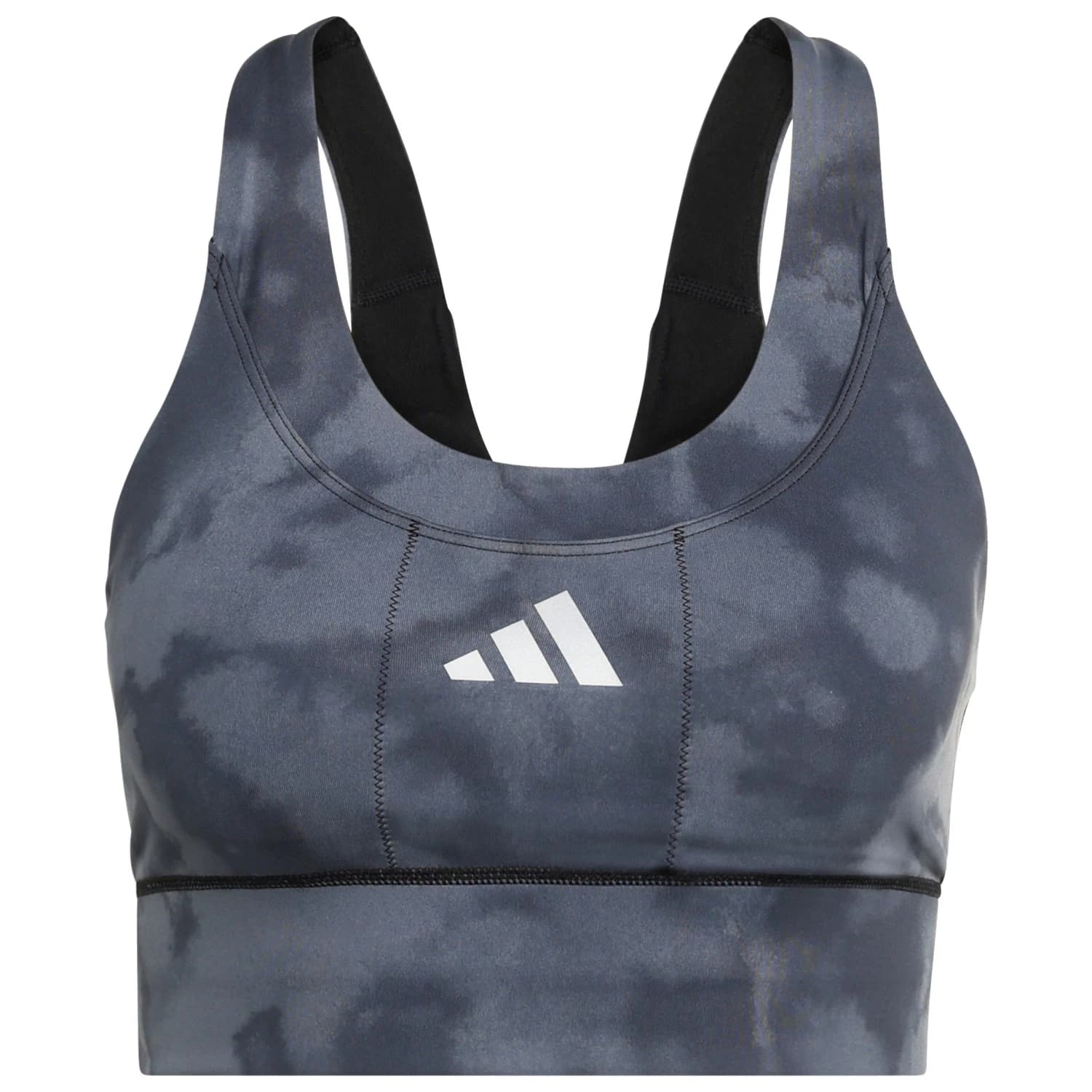Дамски спортен сутиен adidas Women's Adi365 Running Pocket Graphic AOP Sports bra - Black