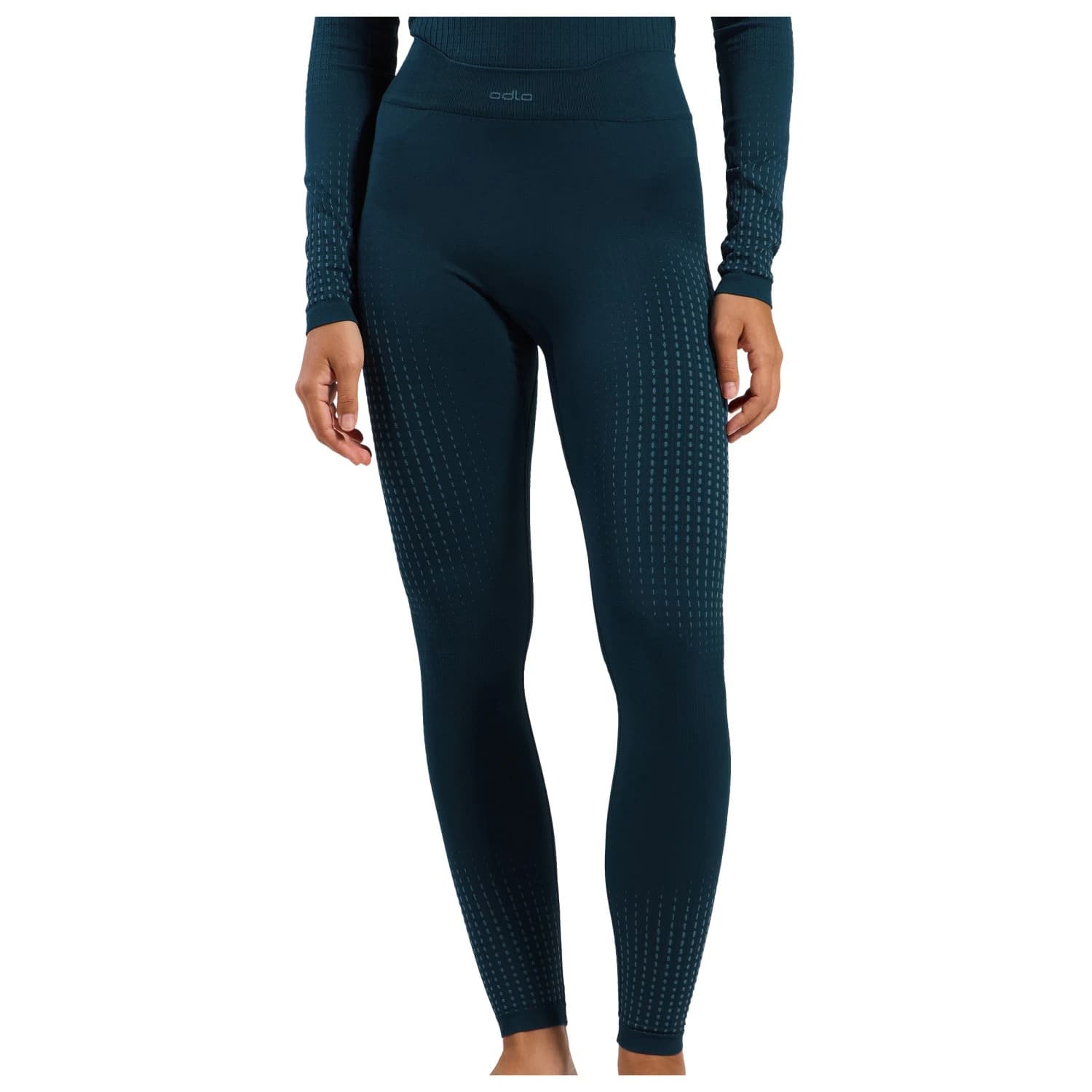 Дамско синтетично термобельо Odlo Women's Performance Warm Bl Bottom Long Synthetic base layer - Reflecting Pond