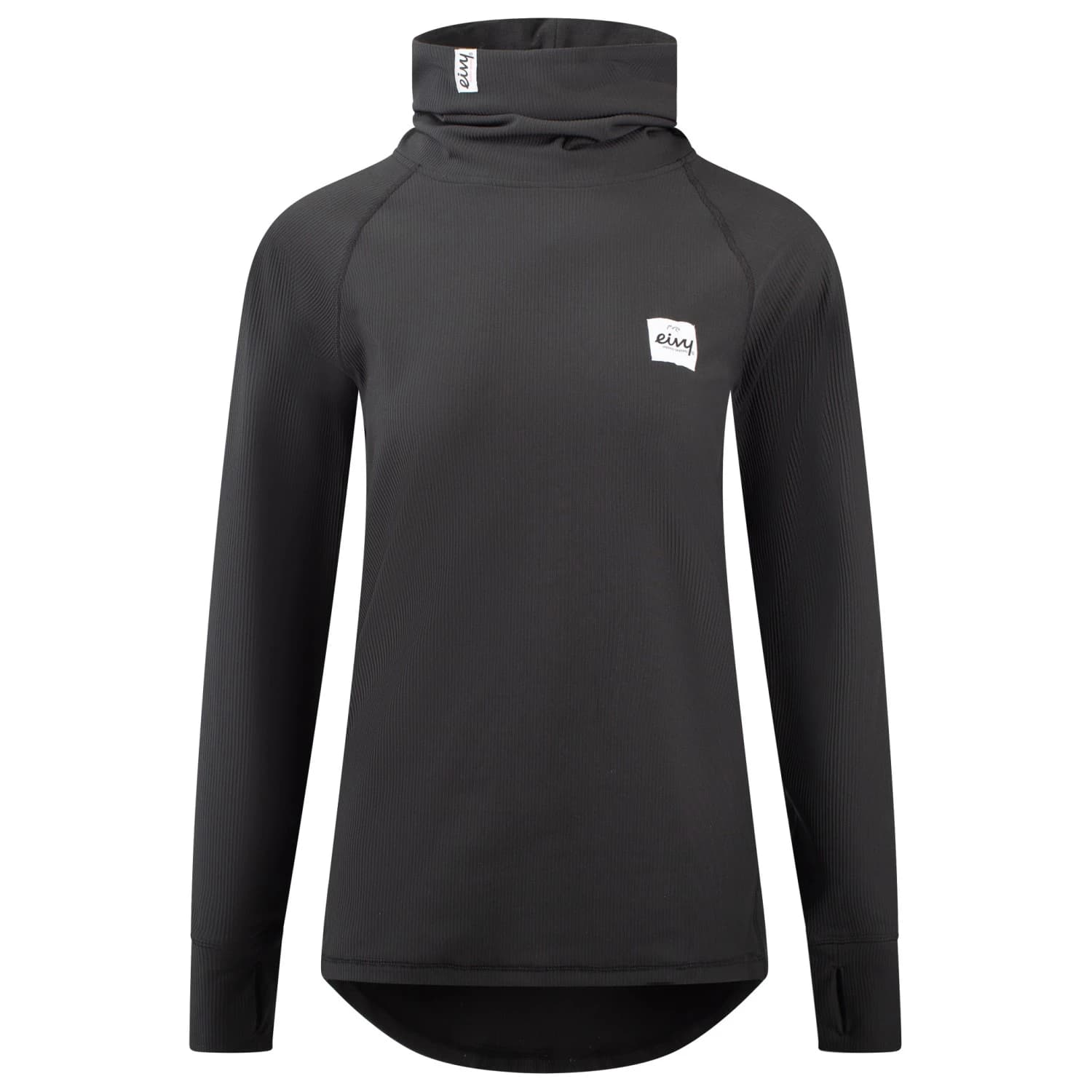 Синтетично термобельо Eivy Women's Icecold Rib Top New Synthetic base layer - Black