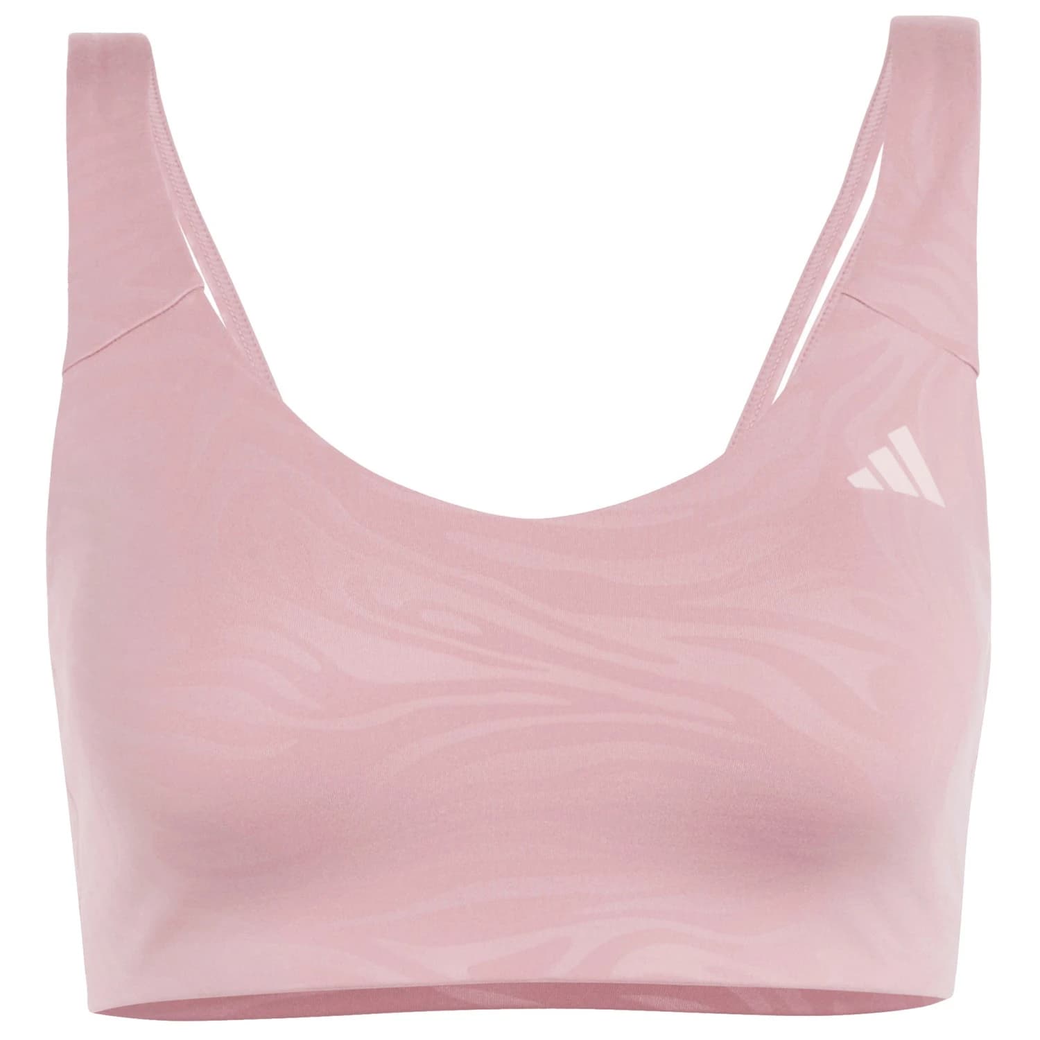 Спортен сутиен adidas Women's All Me Essentials Graphic Light Support Sports bra - Magic Mauve