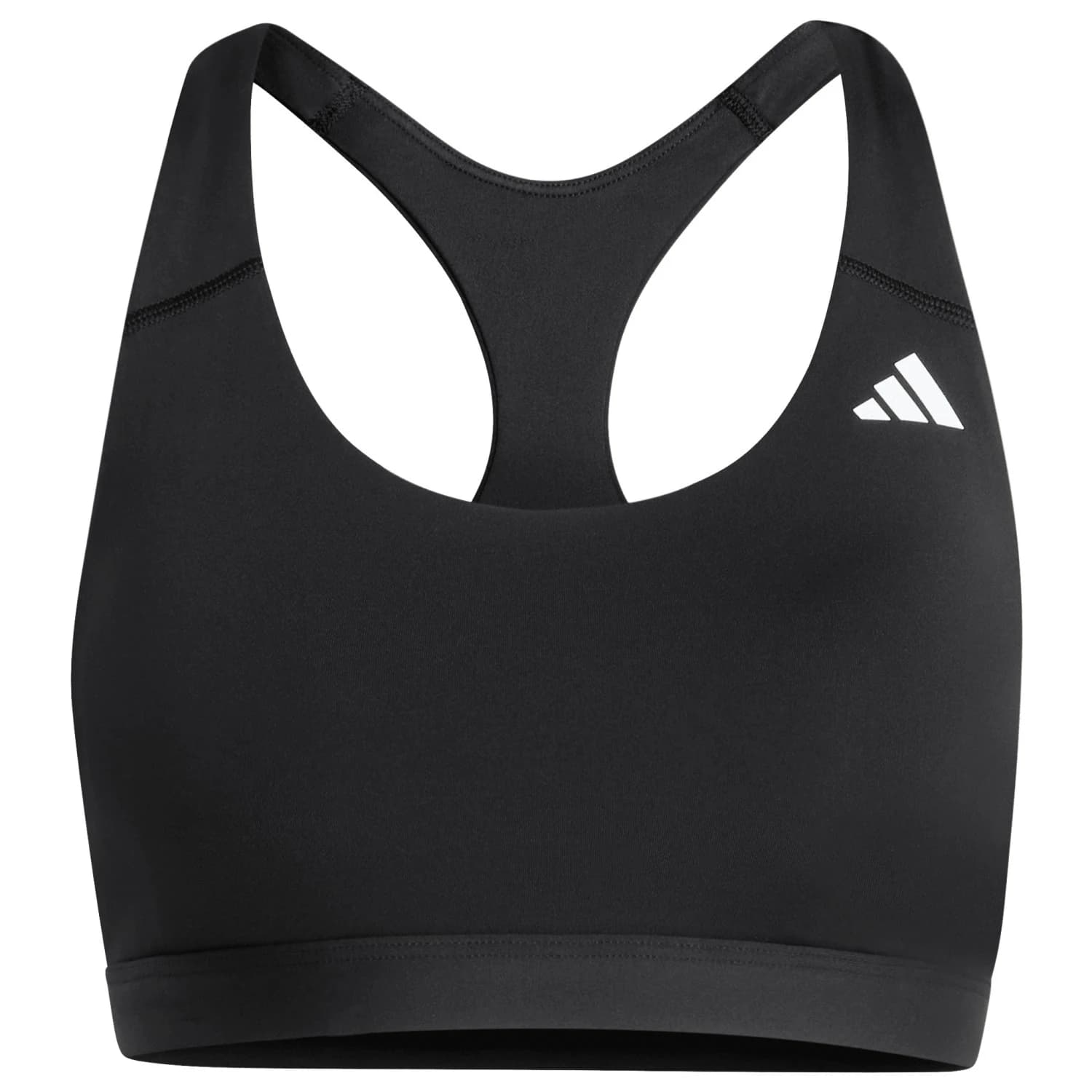 Дамски спортен сутиен adidas Women's Optime Essentials Workout Medium Support Sports bra - Black