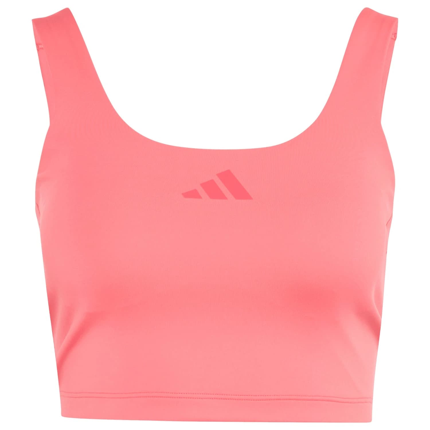 Спортен сутиен adidas Women's Optime Workout Twist Light Support Sports bra - Pure Turbo