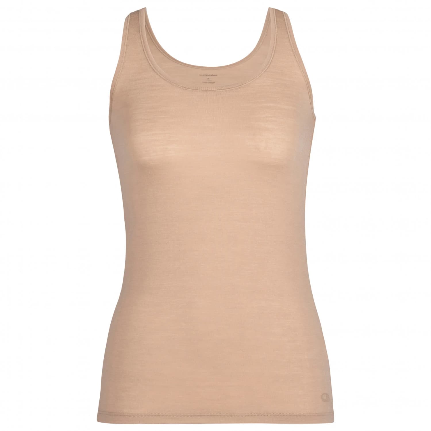 Дамско мериносово термобельо Icebreaker Women's Siren Tank Merino base layer - Praline